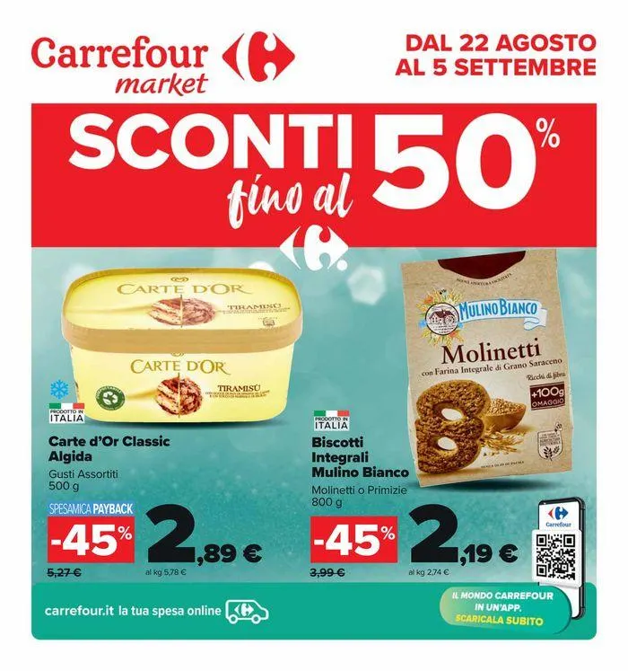 Sconti fino al 50% da 22 agosto a 5 settembre di 2024 - Pagina del volantino 1