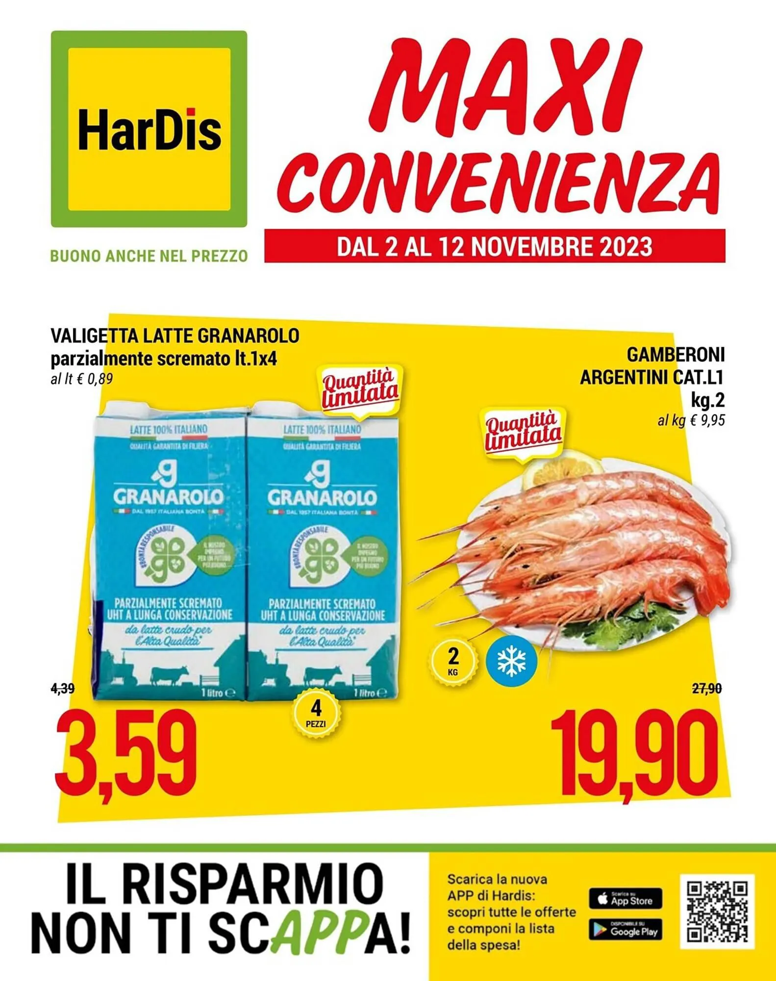 Volantino Hardis da 2 novembre a 12 novembre di 2023 - Pagina del volantino 1