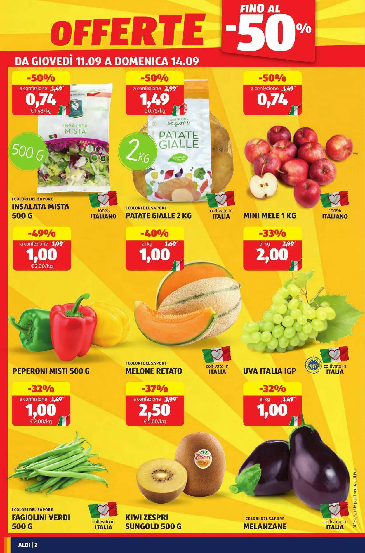 Aldi Volantino attuale da 21 settembre a 5 ottobre di 2025 - Pagina del volantino 2