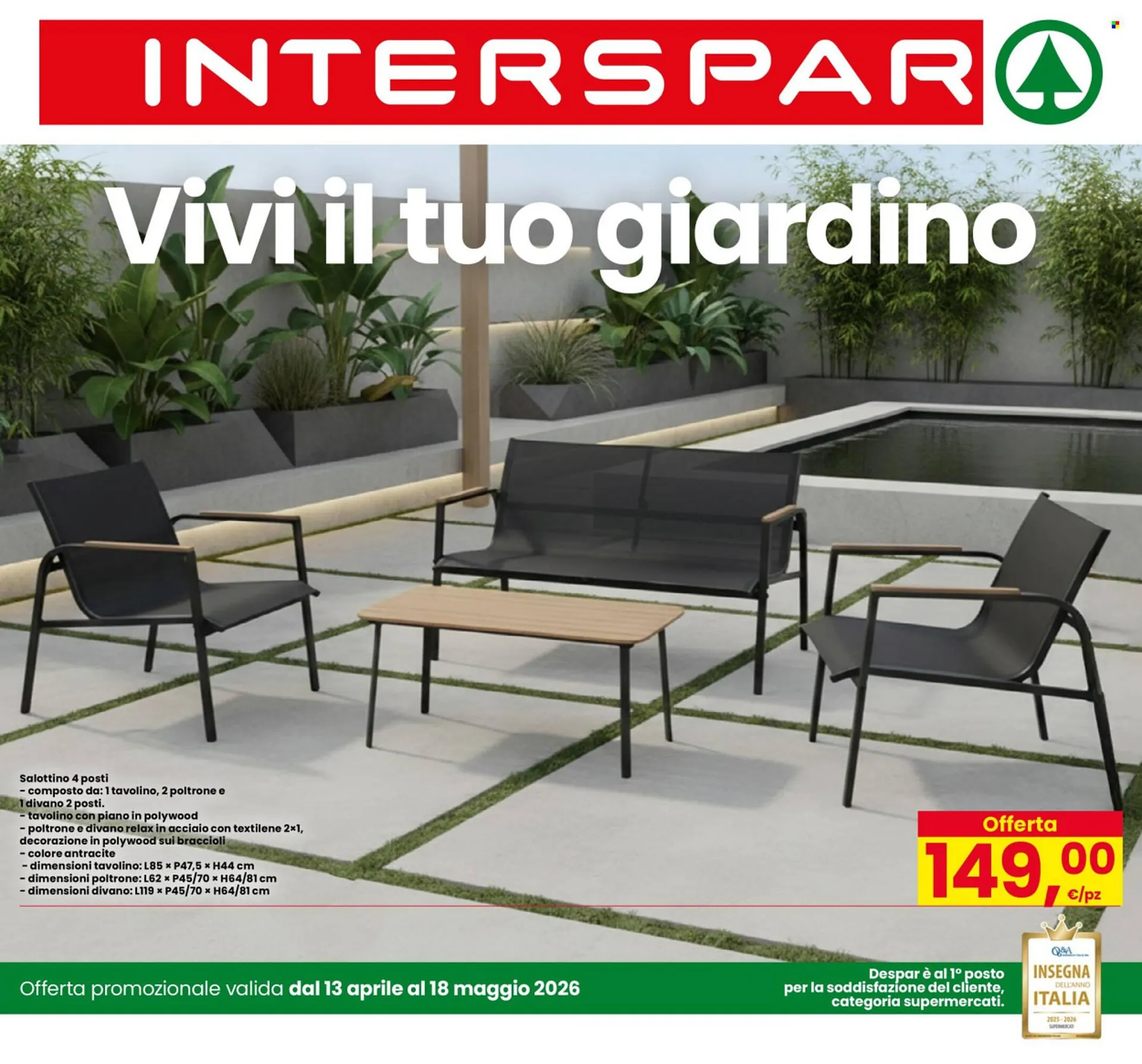 Volantino Interspar da 13 aprile a 18 maggio di 2026 - Pagina del volantino 1