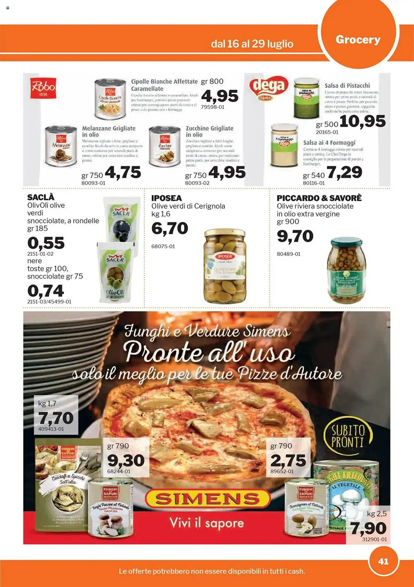 Volantino GrosMarket da 16 luglio a 29 luglio di 2025 - Pagina del volantino 41