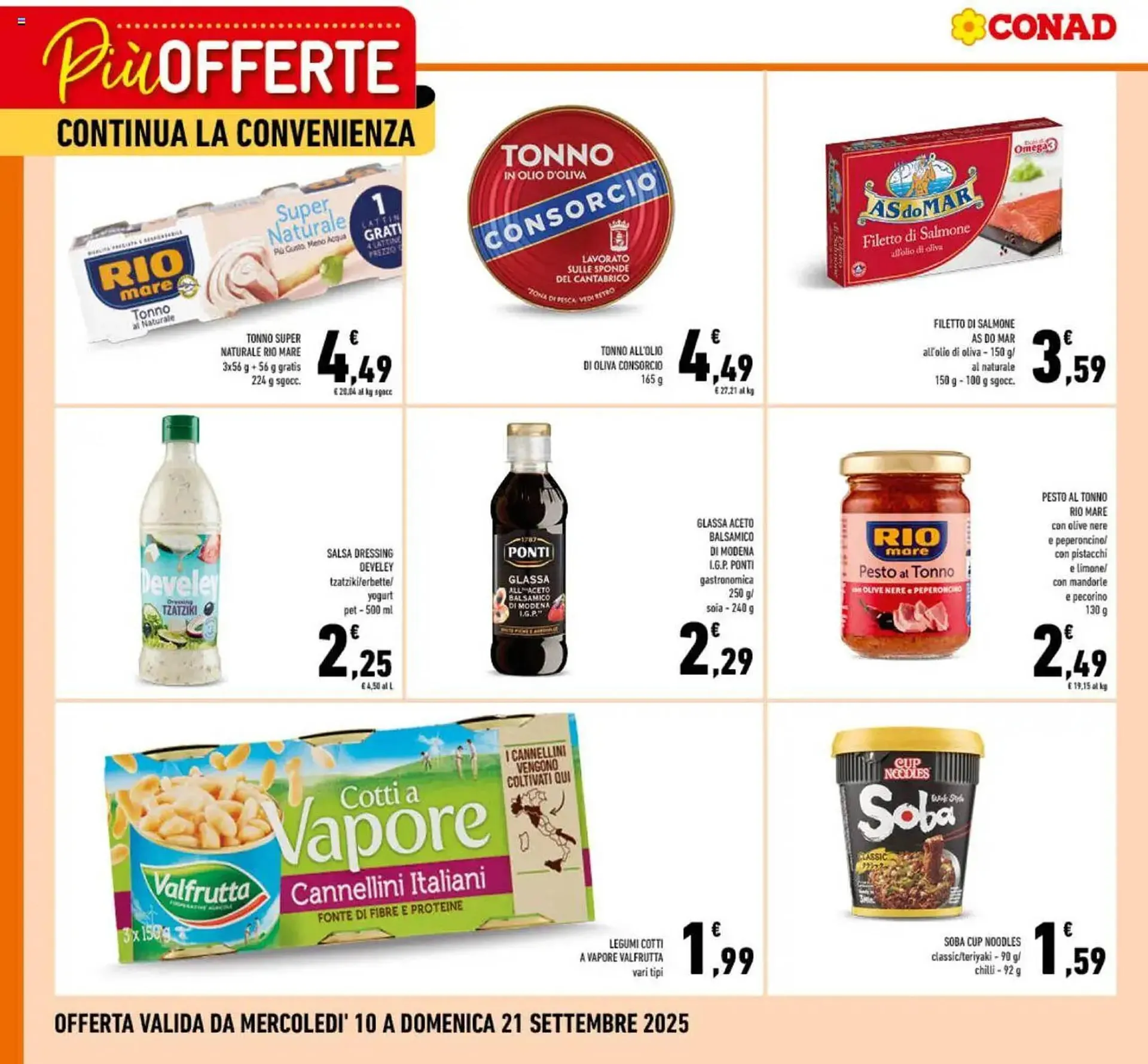 Volantino Conad da 10 settembre a 21 settembre di 2025 - Pagina del volantino 1