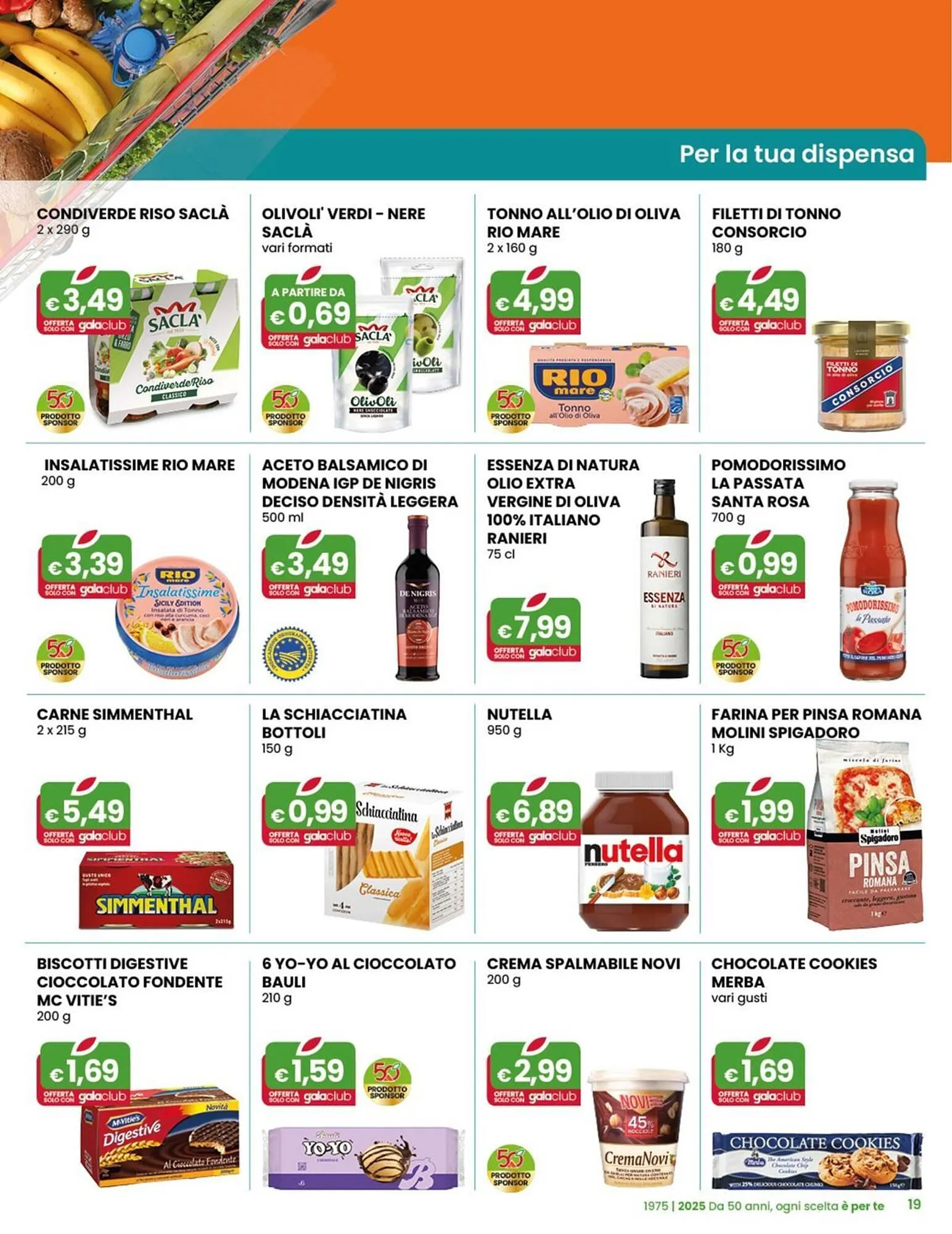 Volantino Gala Supermercati da 21 maggio a 3 giugno di 2025 - Pagina del volantino 19