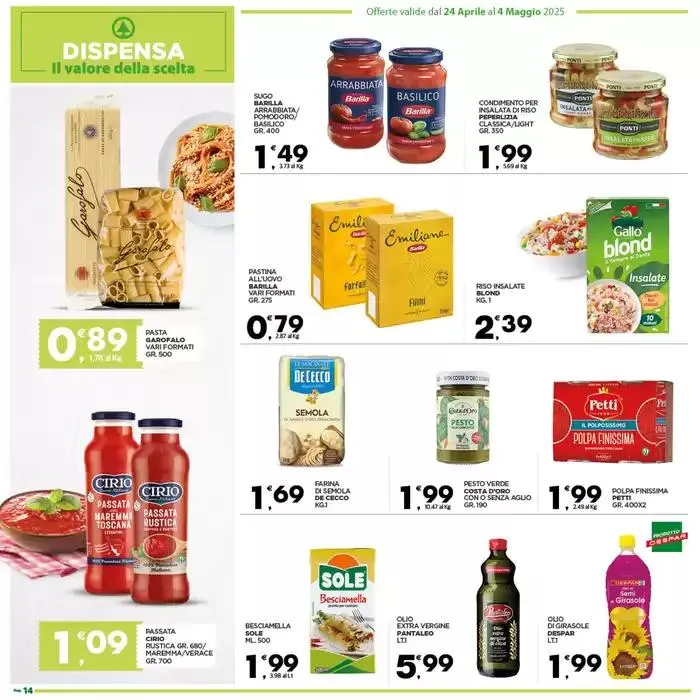 2x1 Prendi 2 Paghi 1 da 24 aprile a 4 maggio di 2025 - Pagina del volantino 14