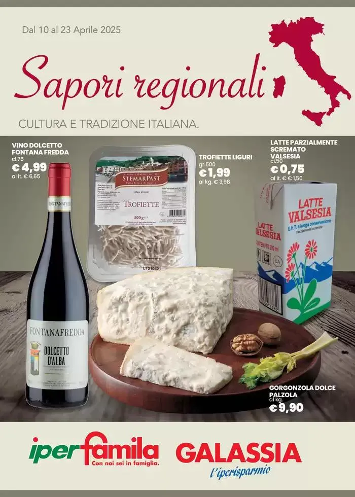 Sapori Regionali da 10 aprile a 23 aprile di 2025 - Pagina del volantino 1