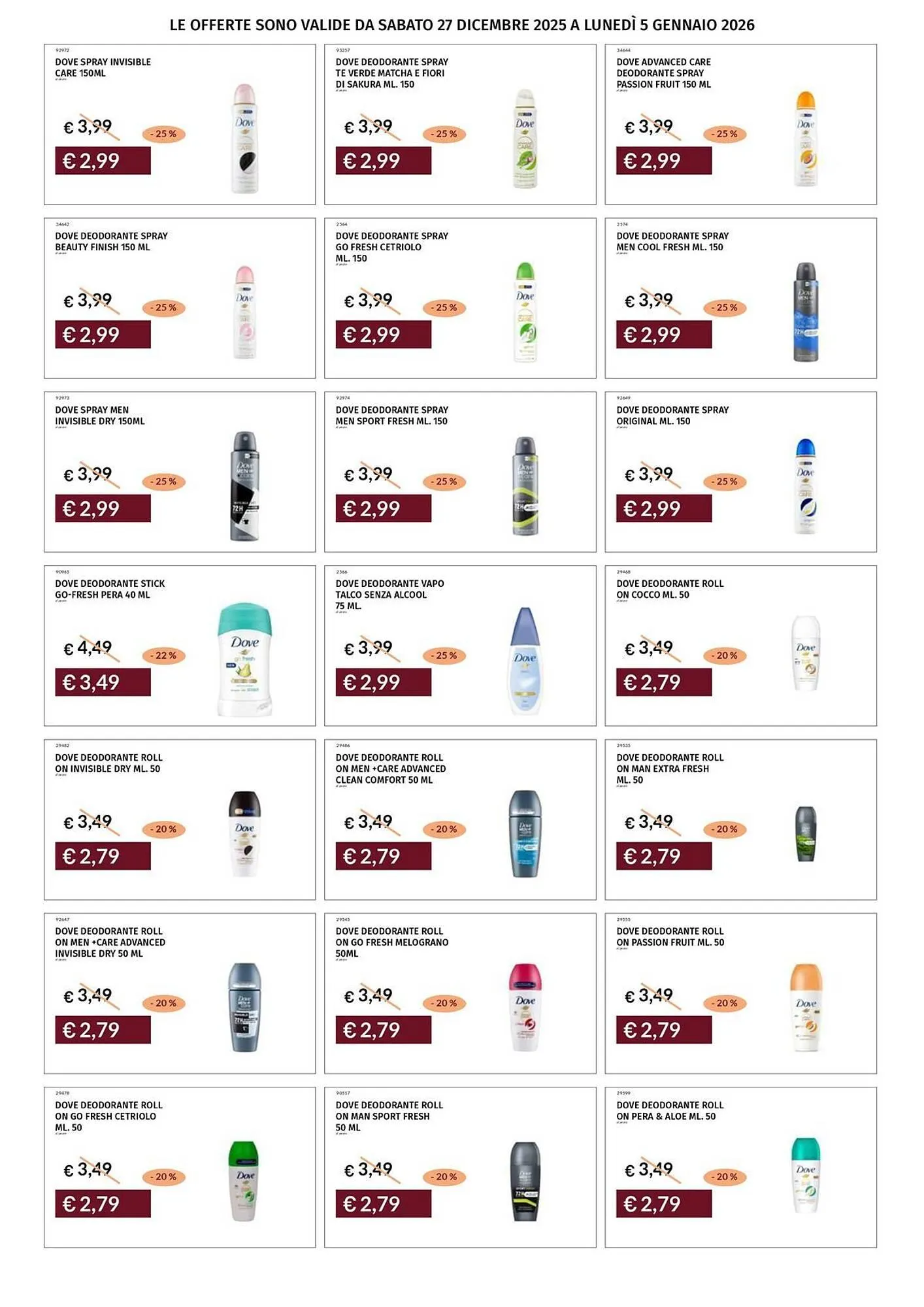 Volantino Prezzemolo e Vitale da 29 dicembre a 5 gennaio di 2026 - Pagina del volantino 38