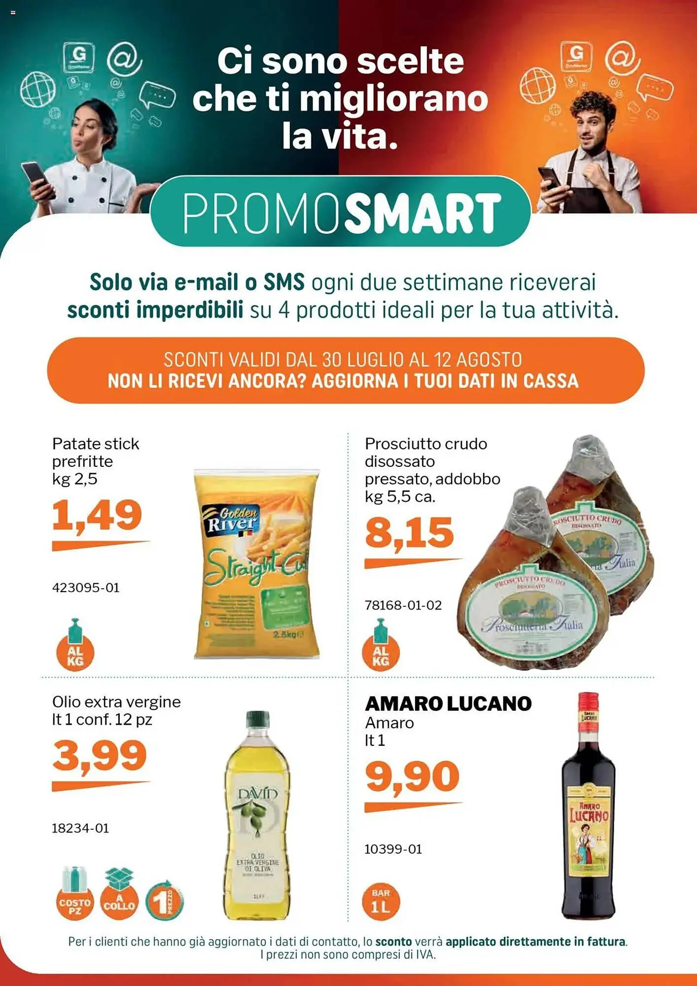 Volantino GrosMarket da 30 luglio a 12 agosto di 2025 - Pagina del volantino 1