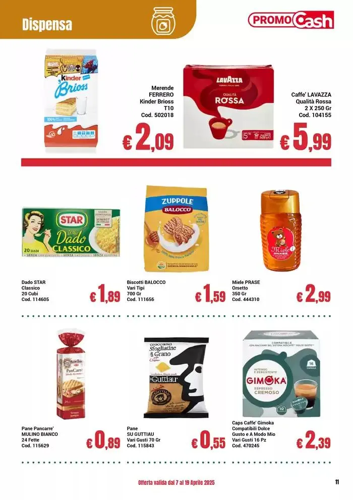 Promo cash da 7 aprile a 19 aprile di 2025 - Pagina del volantino 11