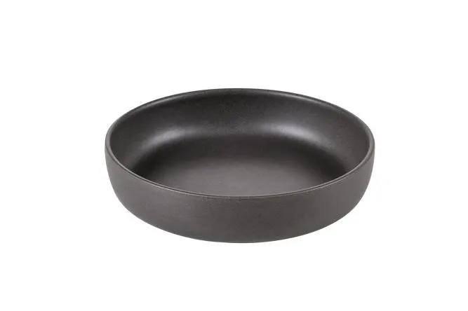 SOUL COAL Piatto fondo grigio scuro