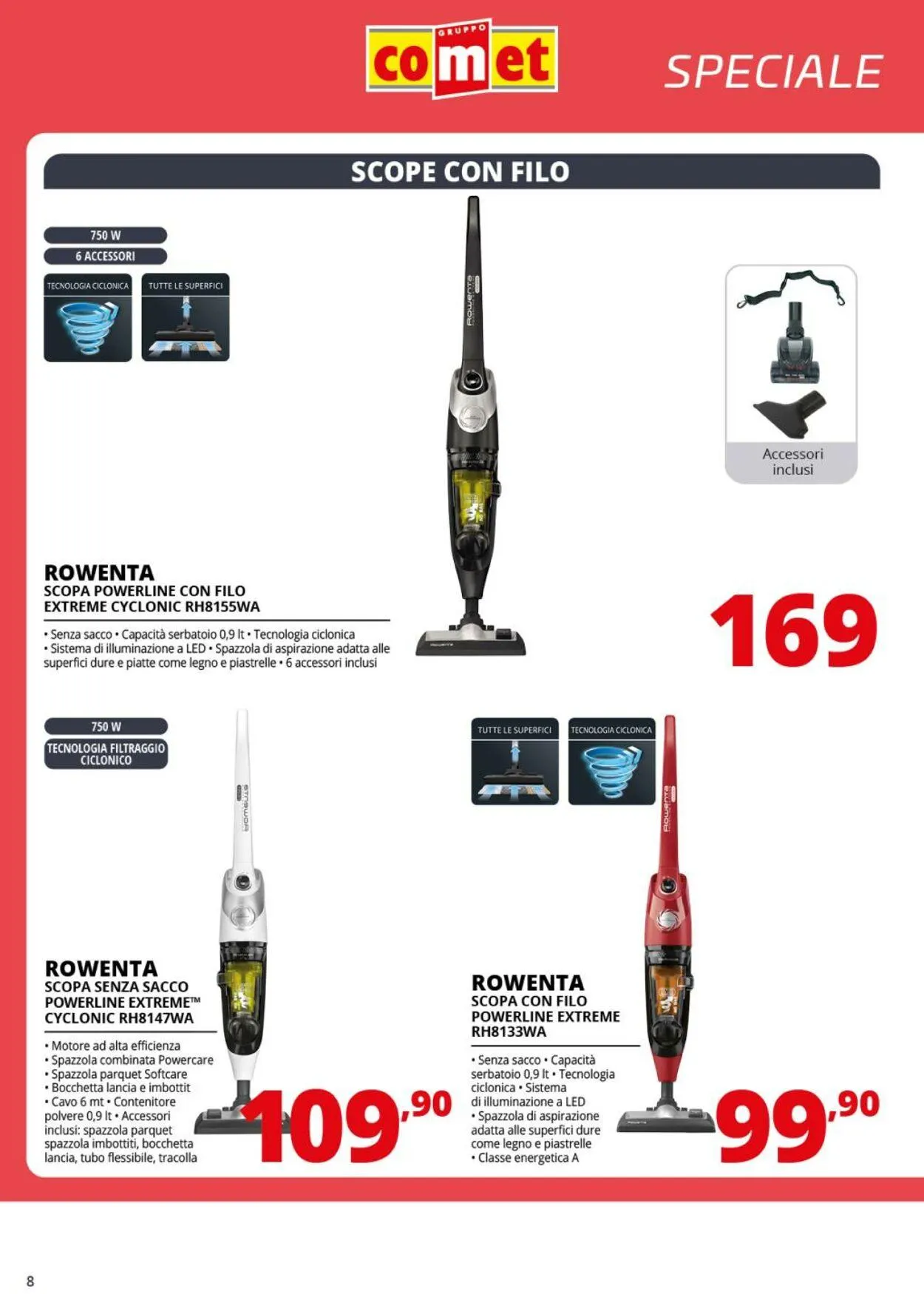 Comet Volantino attuale da 1 agosto a 20 agosto di 2025 - Pagina del volantino 8