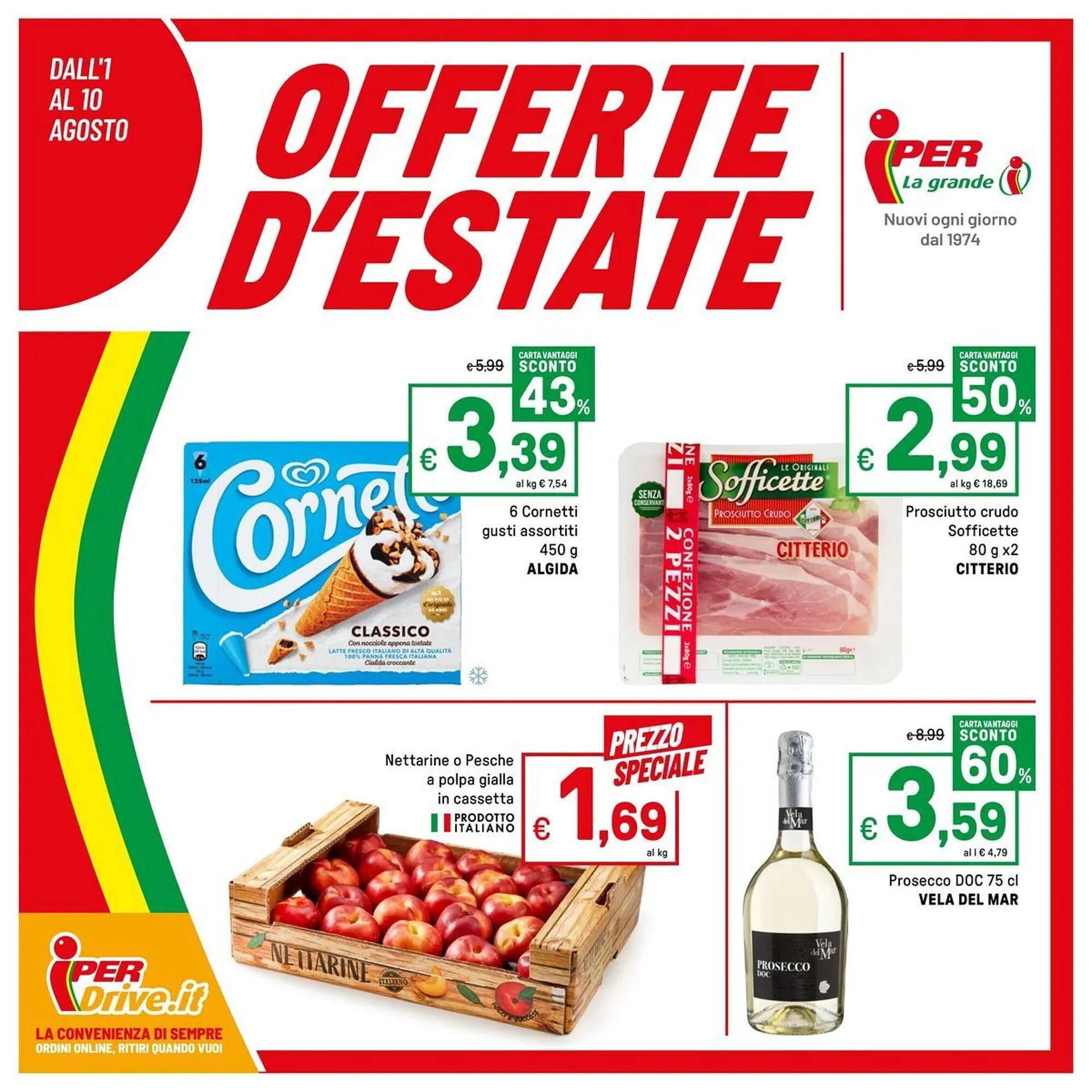 Volantino Iper La Grande da 1 agosto a 10 agosto di 2025 - Pagina del volantino 1