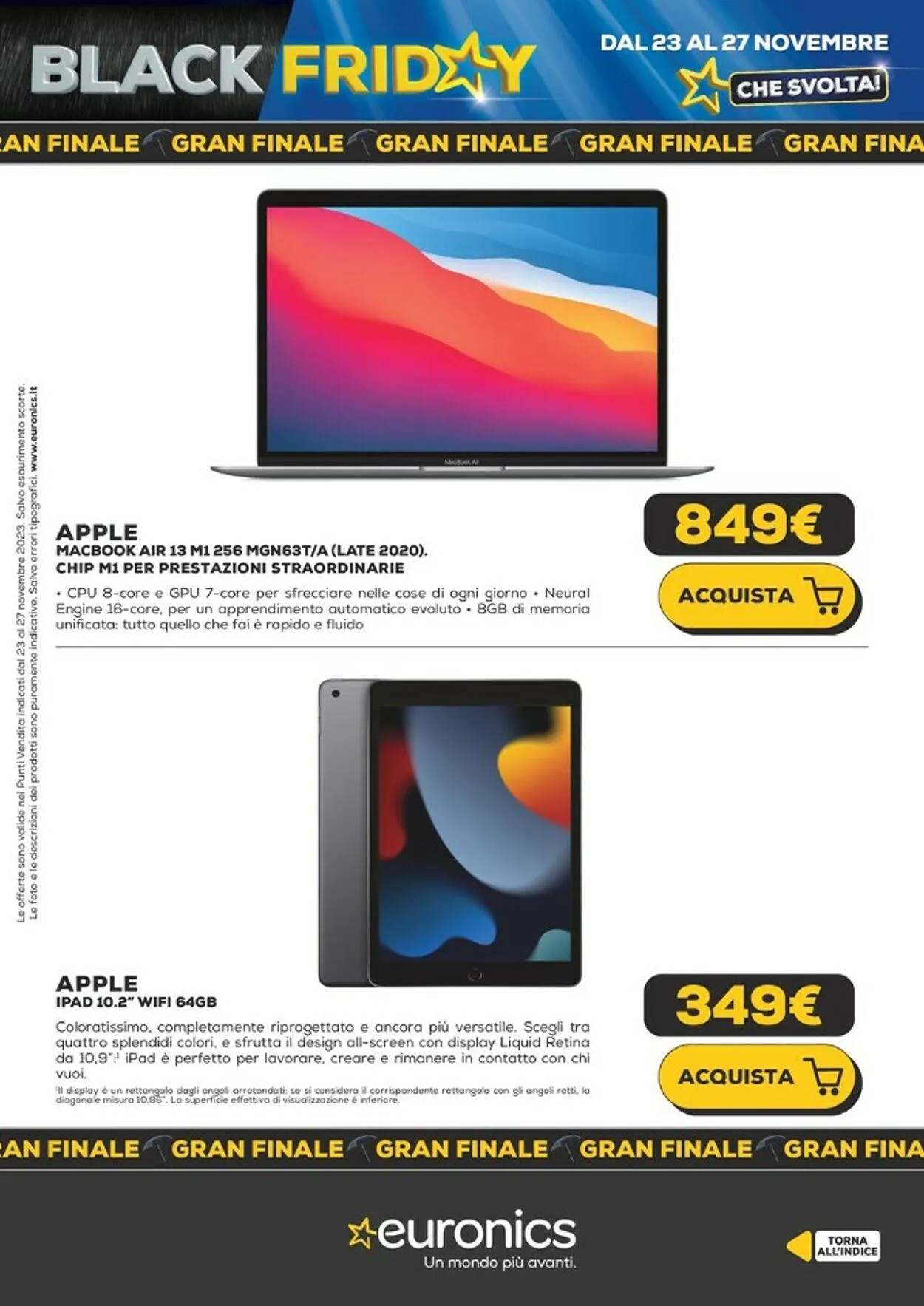 Euronics Volantino attuale da 23 novembre a 27 novembre di 2023 - Pagina del volantino 3