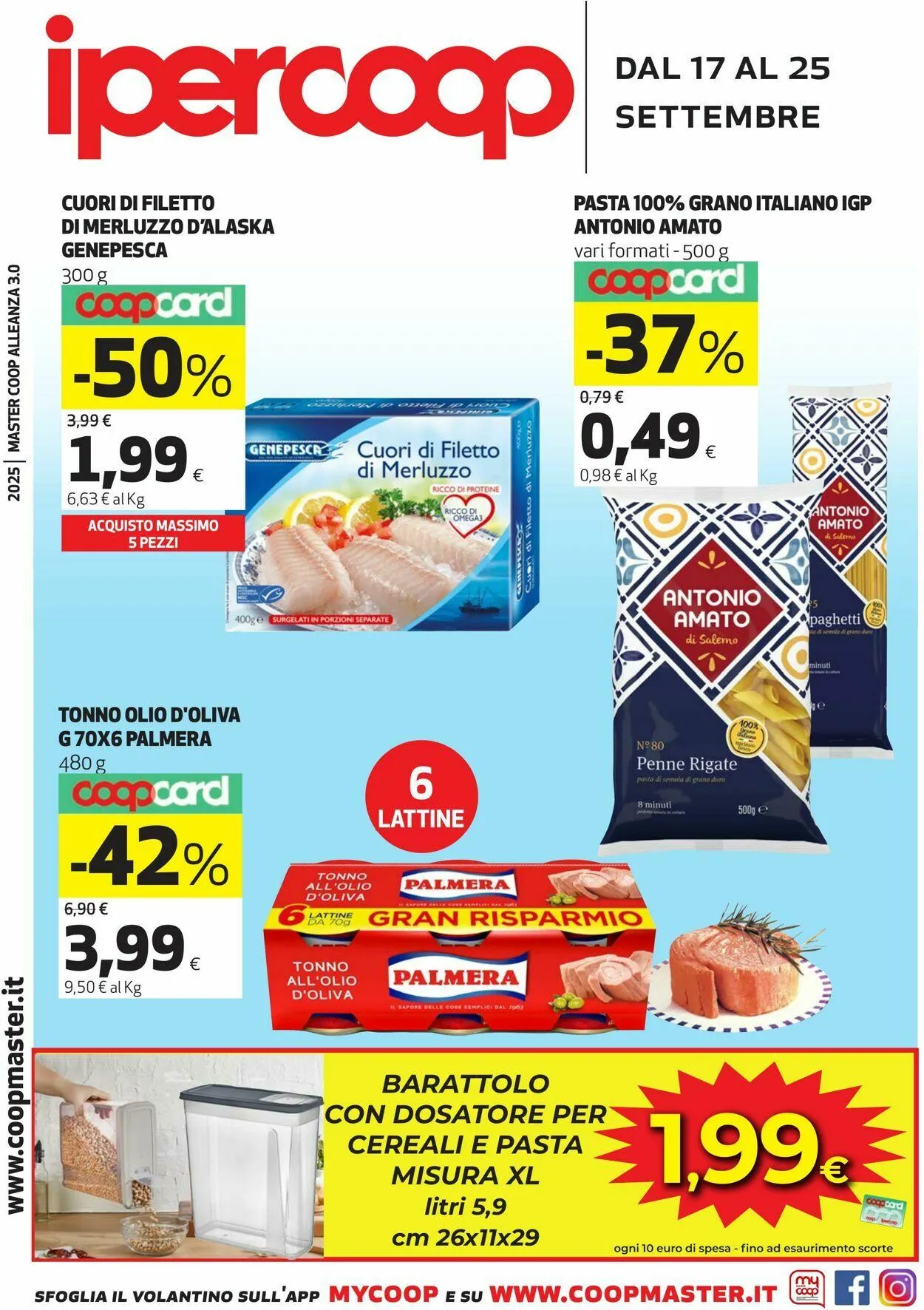Coop Volantino attuale da 17 settembre a 25 settembre di 2025 - Pagina del volantino 1
