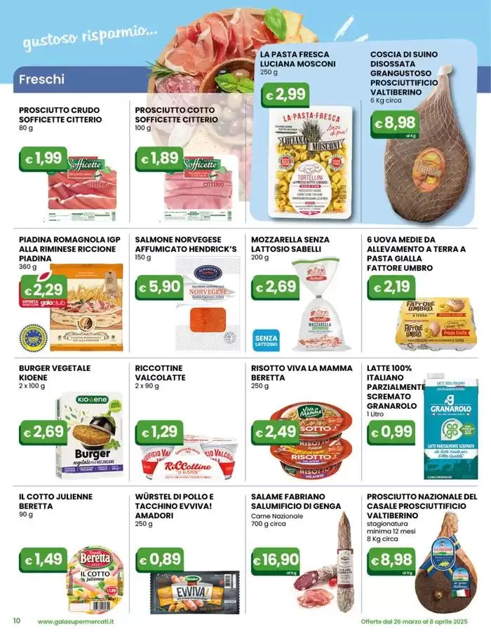 Gran risparmio da 26 marzo a 8 aprile di 2025 - Pagina del volantino 10