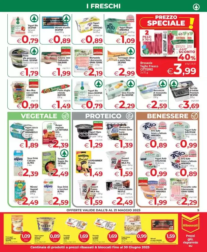 Convenienza al costo da 8 maggio a 21 maggio di 2025 - Pagina del volantino 5