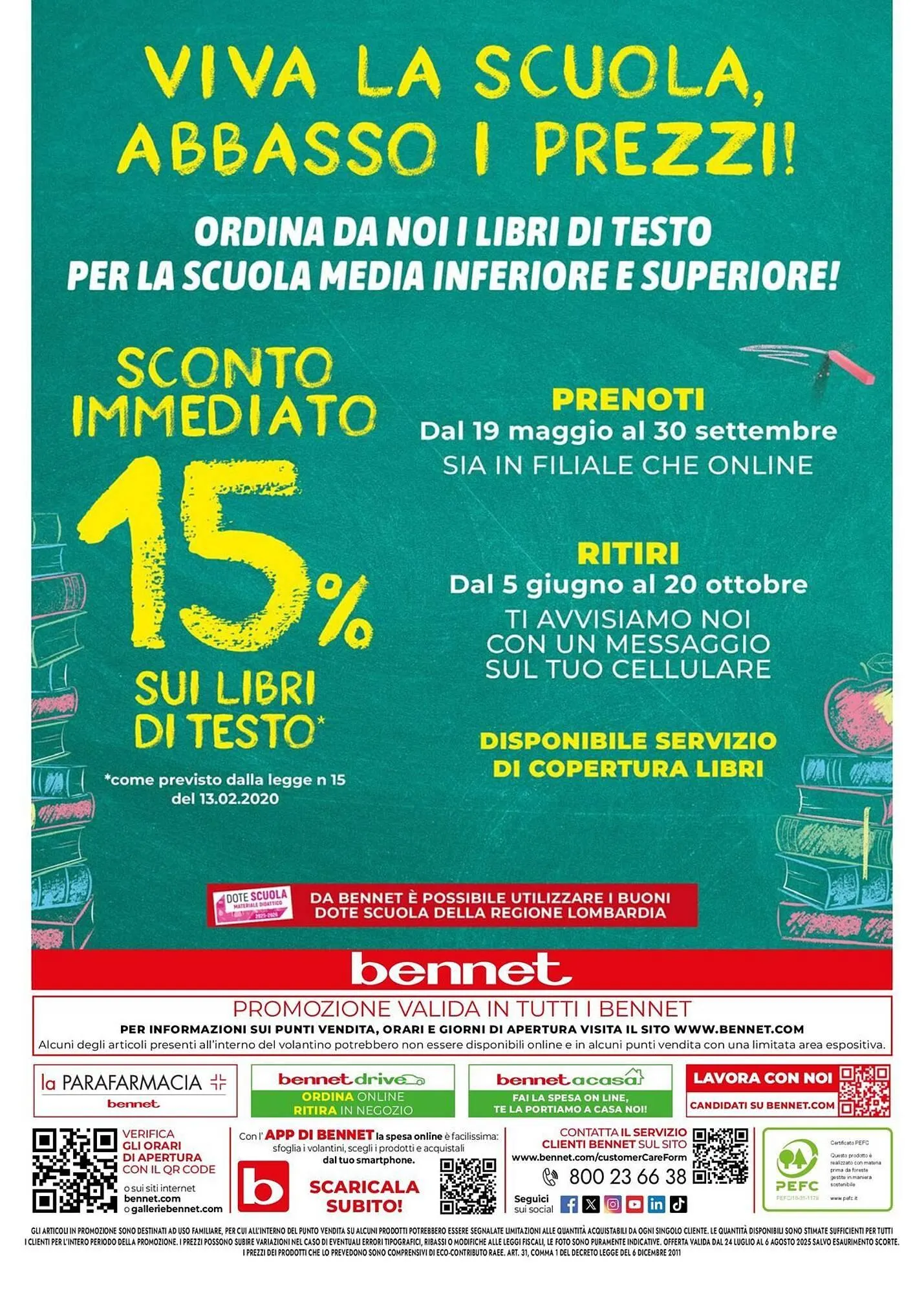 Volantino Bennet da 24 luglio a 6 agosto di 2025 - Pagina del volantino 24