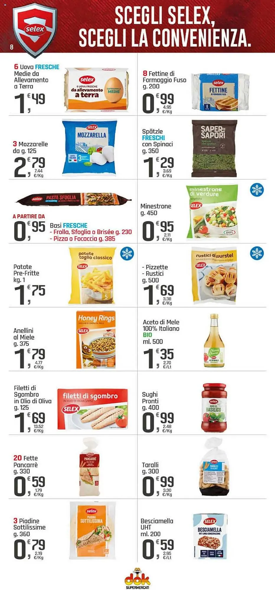 Volantino Supermercati Dok da 25 settembre a 8 ottobre di 2025 - Pagina del volantino 8