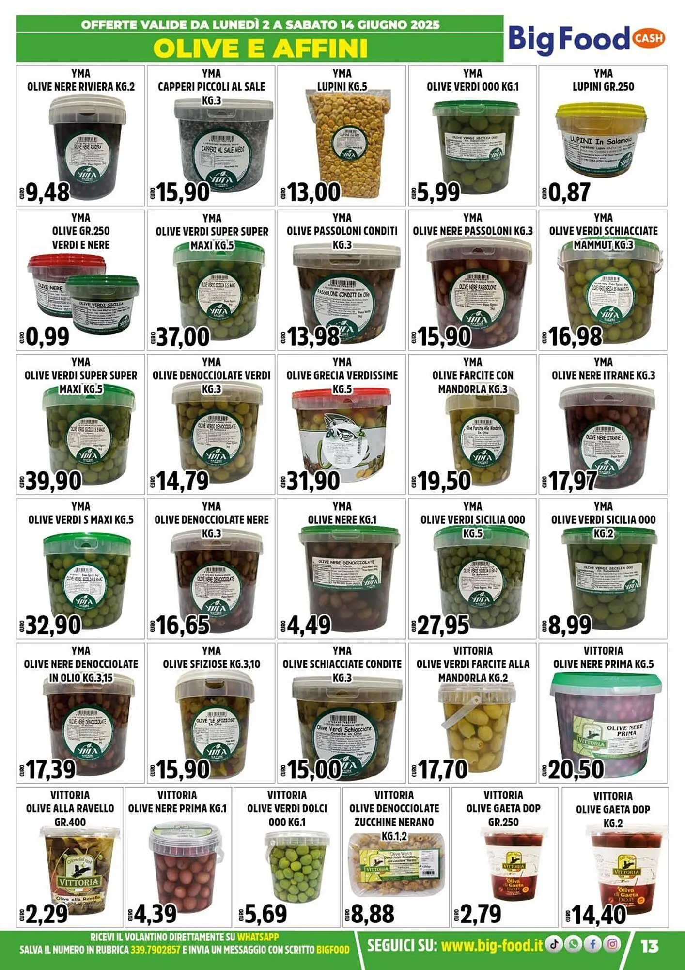 Volantino Big Food da 2 giugno a 14 giugno di 2025 - Pagina del volantino 13