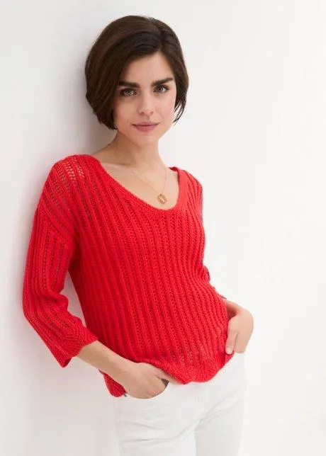 Maglione traforato