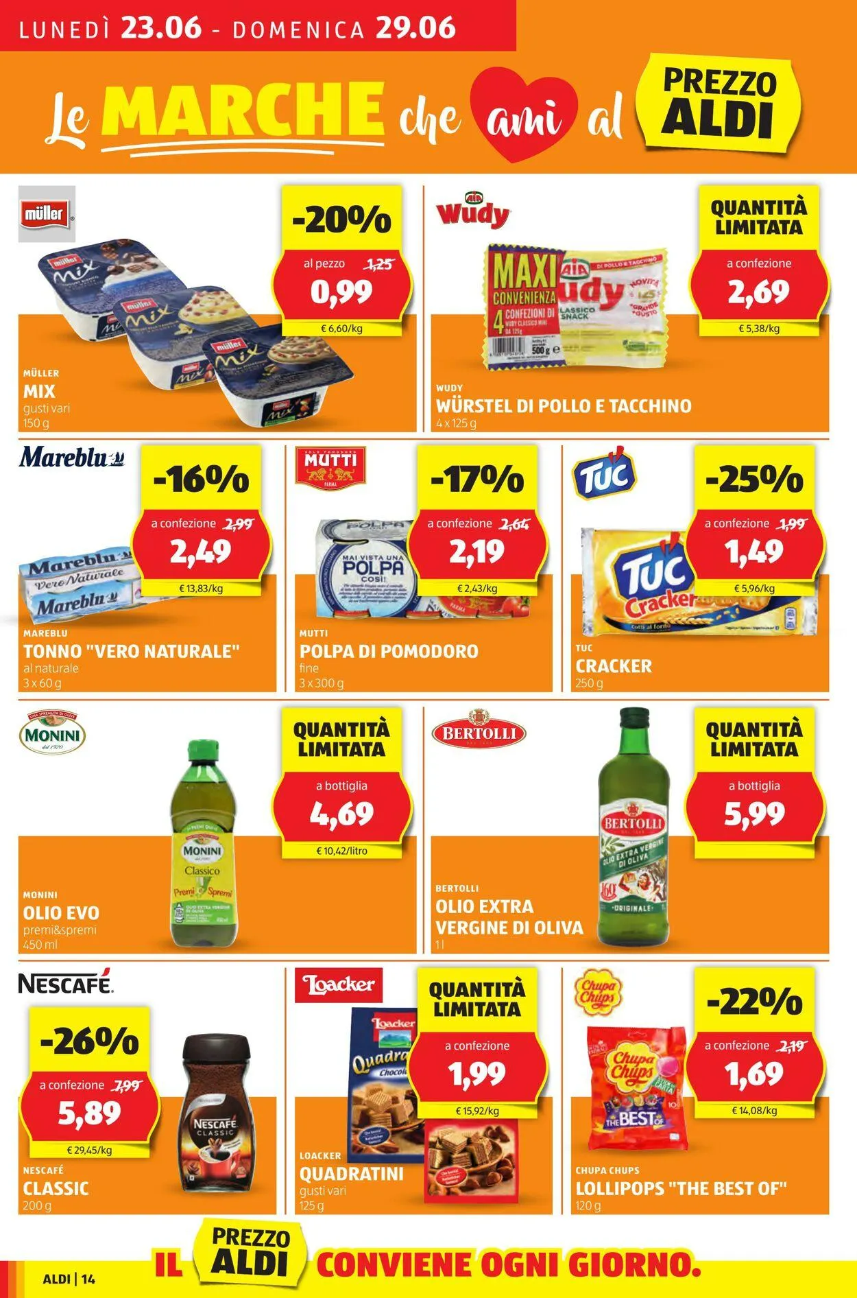 Aldi Volantino attuale da 23 giugno a 29 giugno di 2025 - Pagina del volantino 14