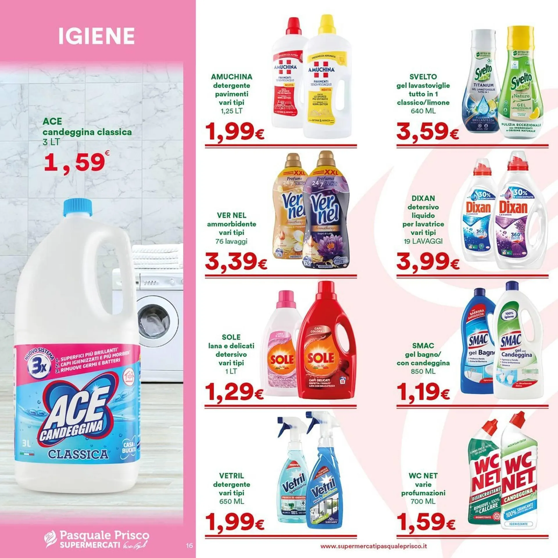 Volantino Supermercati Pasquale Prisco da 26 agosto a 7 gennaio di 2026 - Pagina del volantino 16