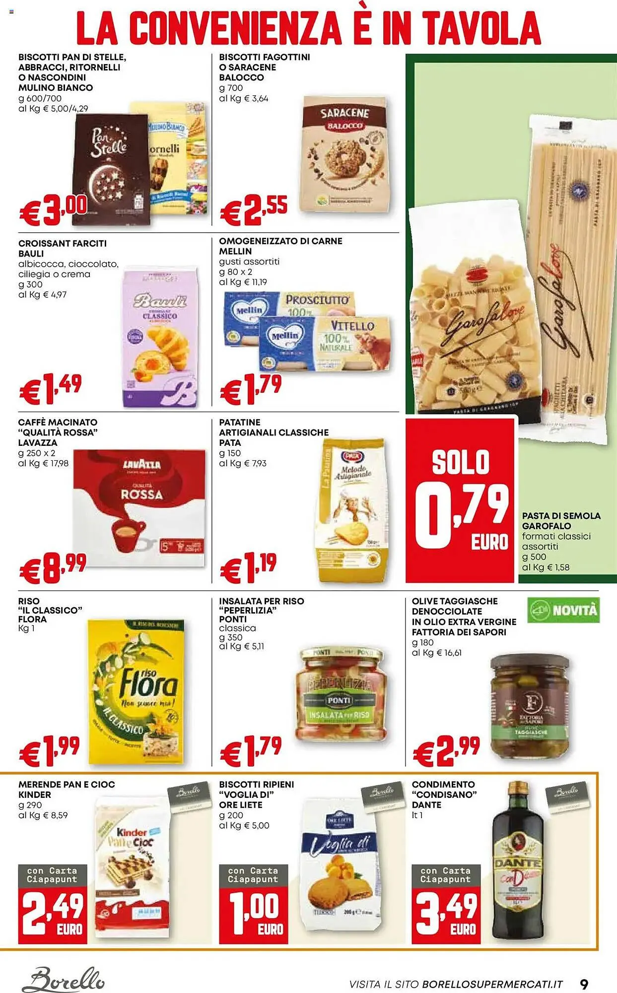 Volantino Borello Supermercati da 12 giugno a 25 giugno di 2025 - Pagina del volantino 9