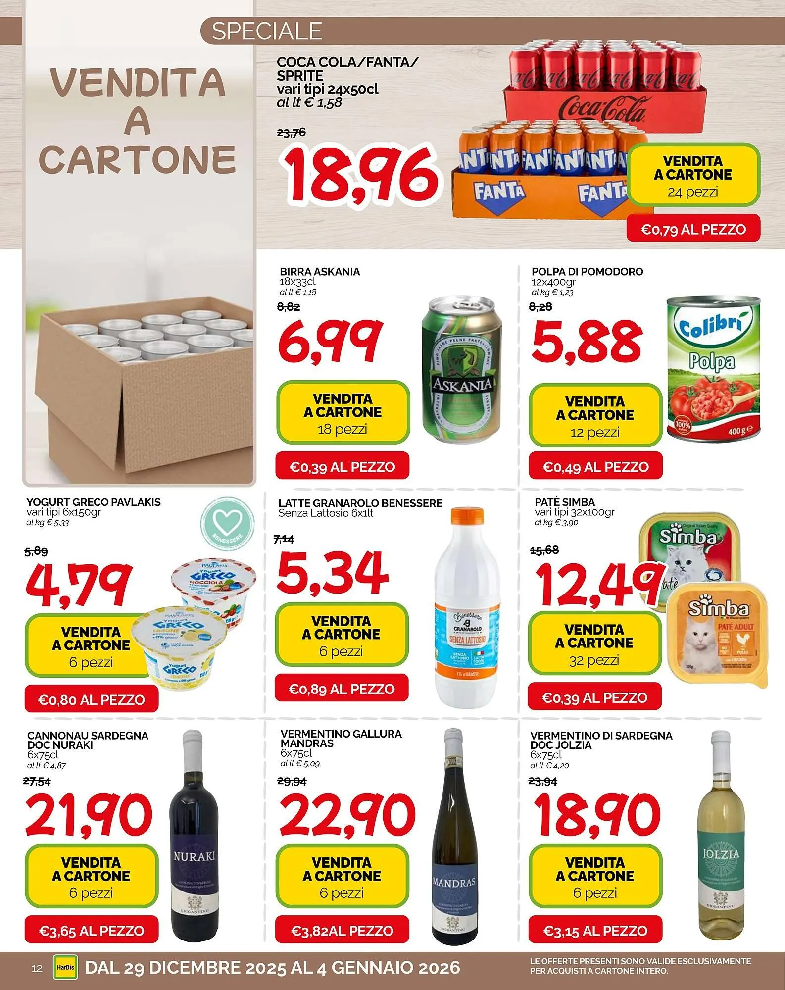 Volantino Hardis da 29 dicembre a 4 gennaio di 2026 - Pagina del volantino 12