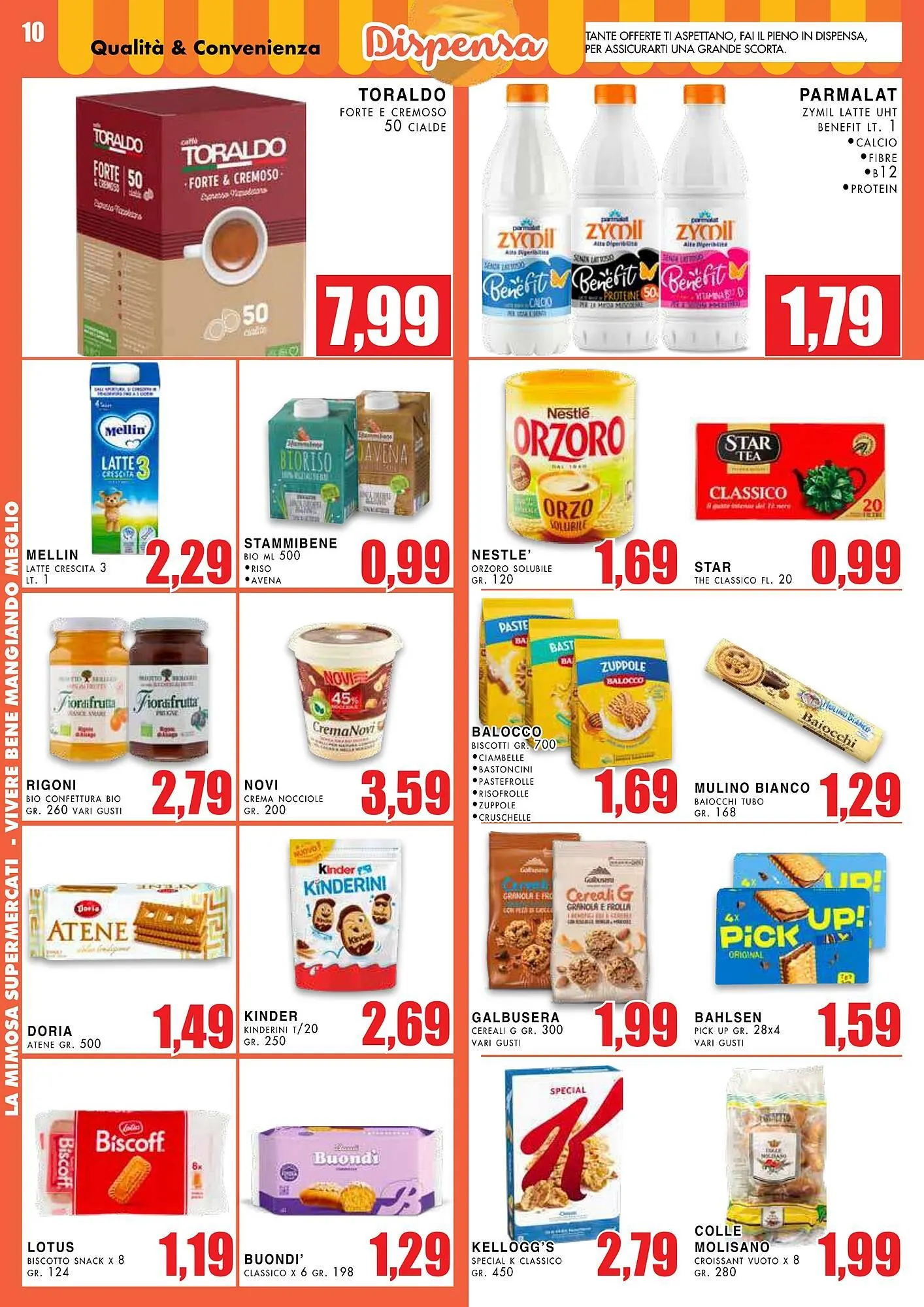 Volantino La Mimosa Supermercati da 3 novembre a 16 novembre di 2025 - Pagina del volantino 10