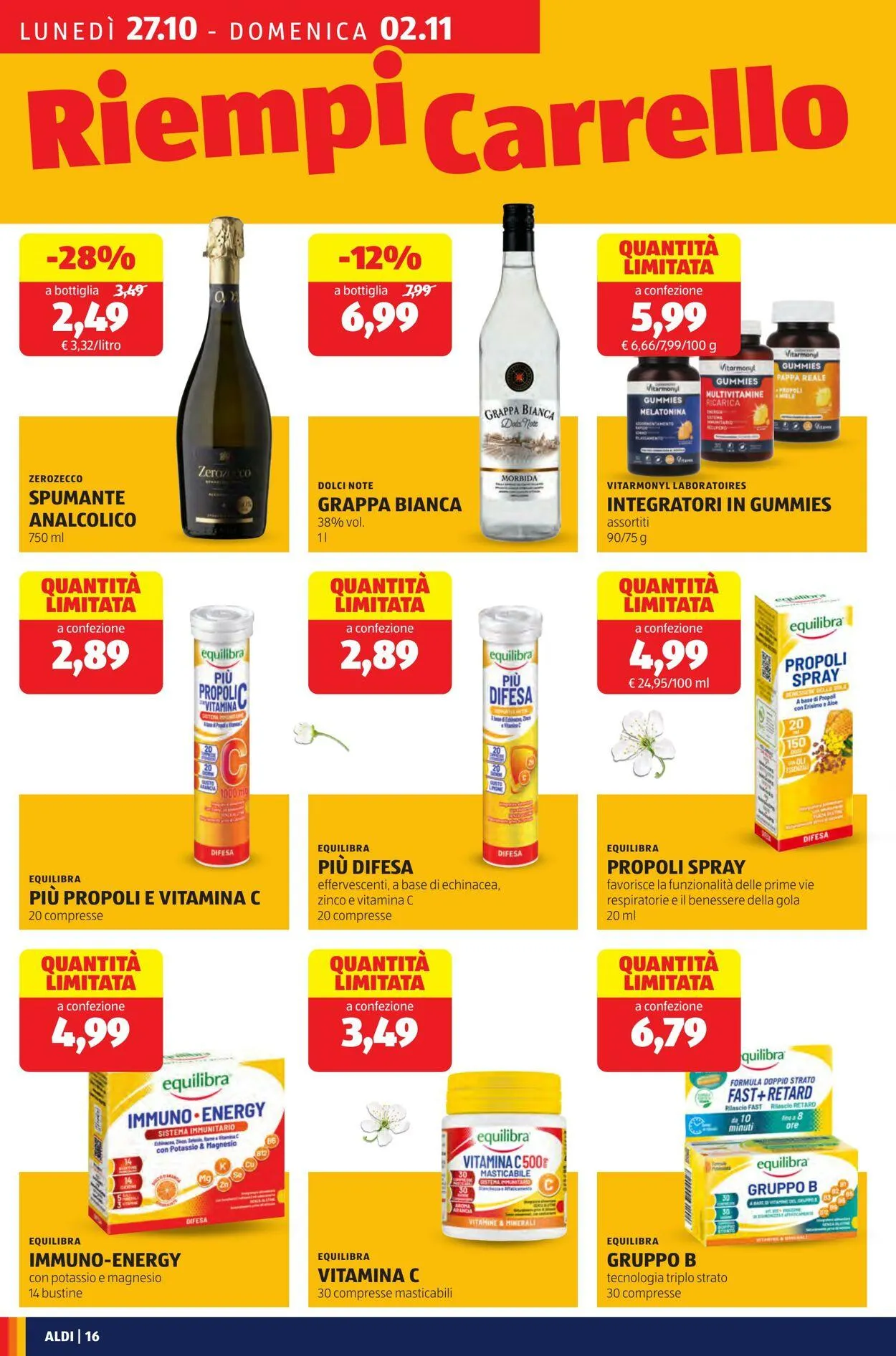 Aldi Volantino attuale da 27 ottobre a 2 novembre di 2025 - Pagina del volantino 16