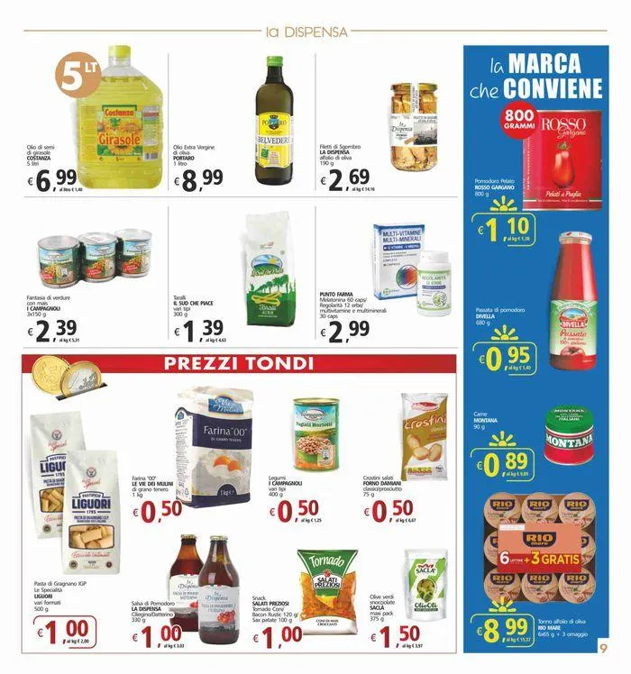 Prezzi tondi da 25 luglio a 7 agosto di 2024 - Pagina del volantino 9