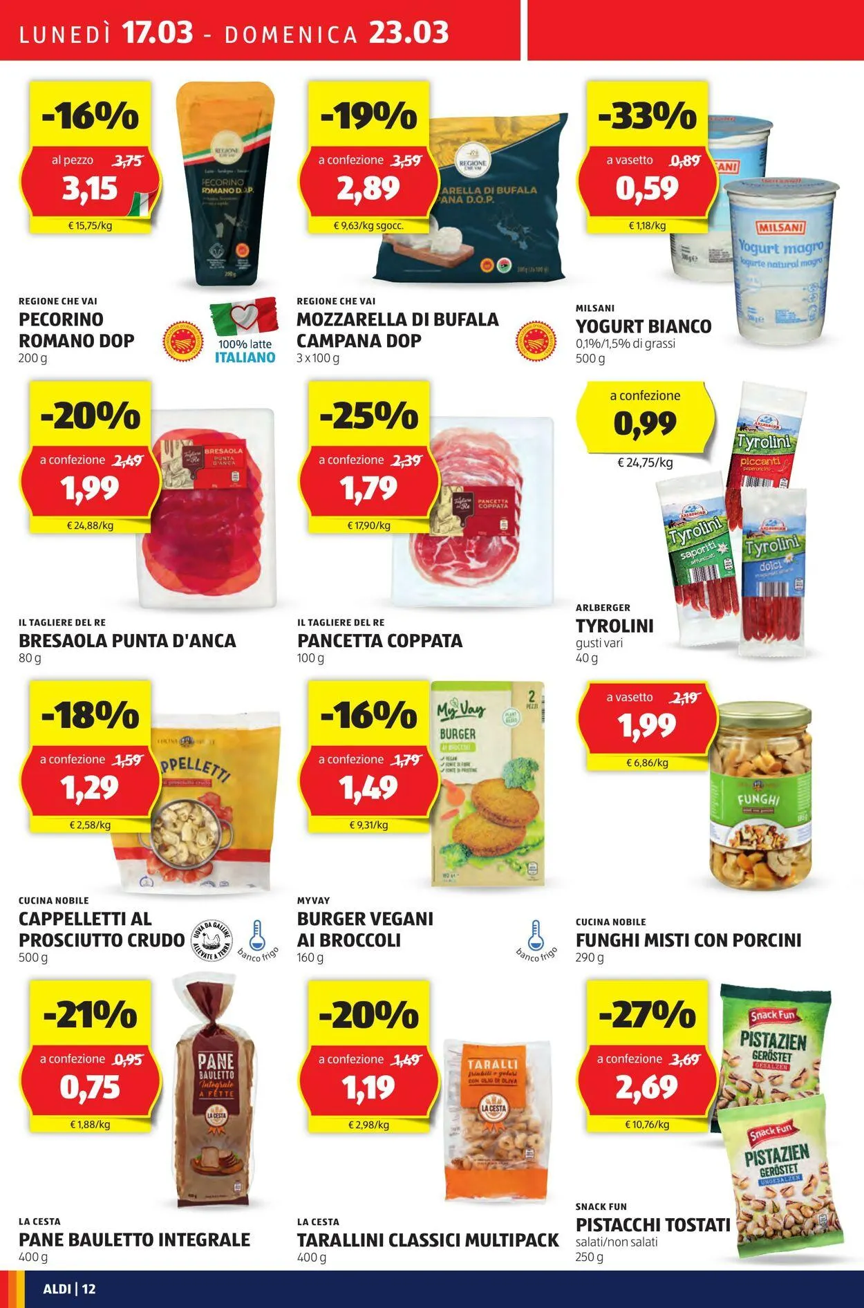 Aldi Volantino attuale da 17 marzo a 23 marzo di 2025 - Pagina del volantino 12