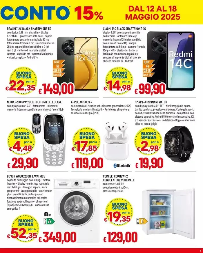 Buono sconto 15% da 12 maggio a 18 maggio di 2025 - Pagina del volantino 3