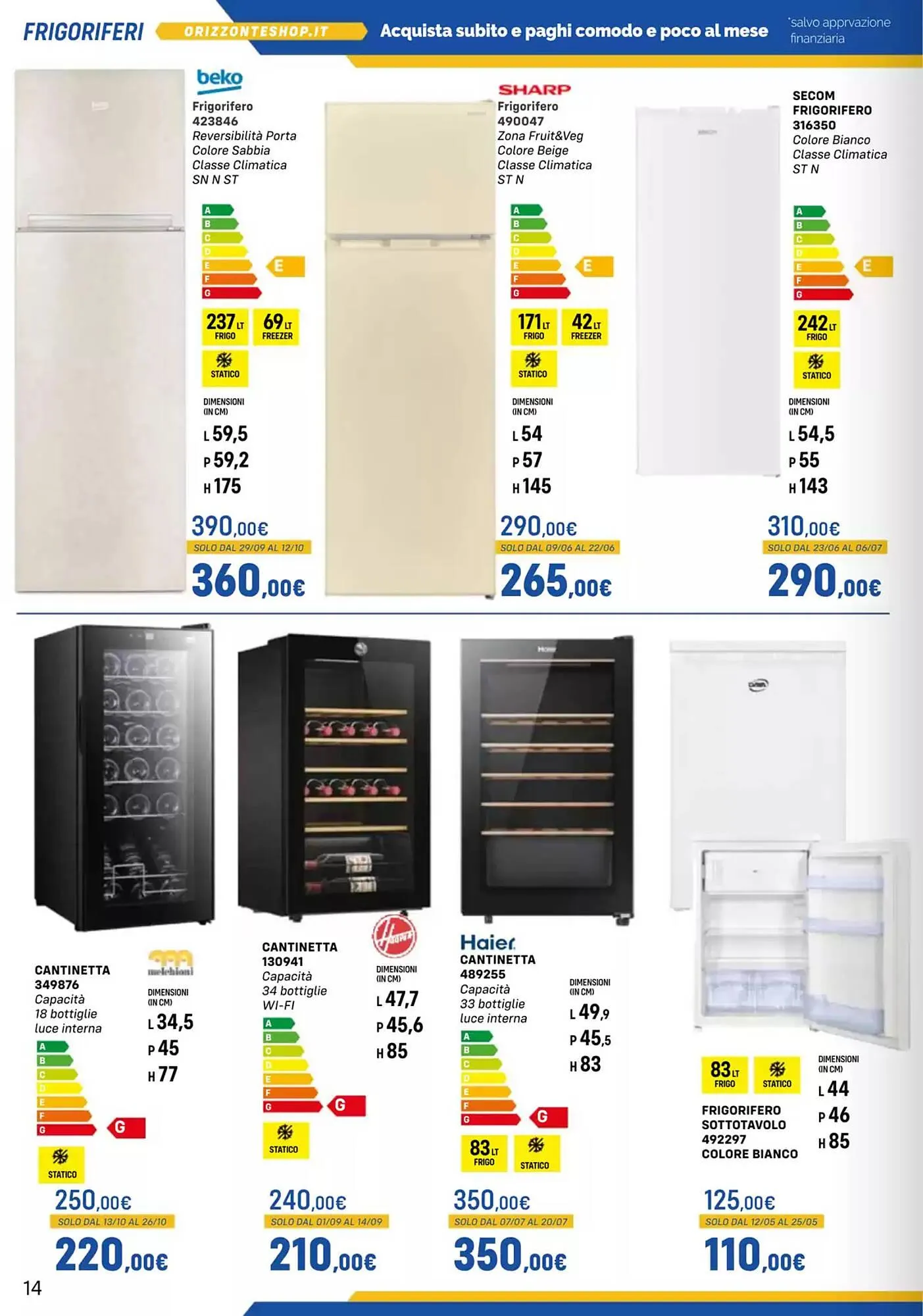 Volantino Orizzonte da 9 maggio a 12 ottobre di 2025 - Pagina del volantino 14