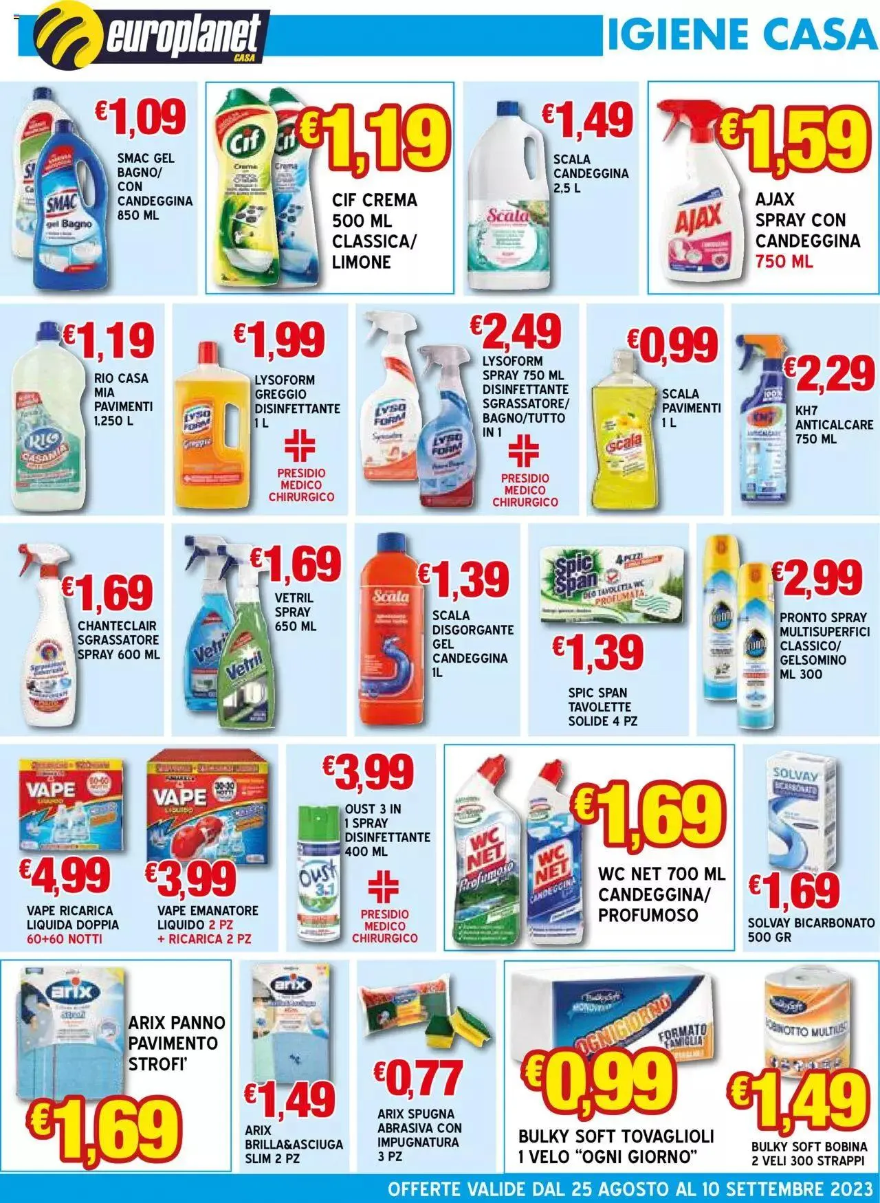 Volantino Europlanet Casa da 25 agosto a 10 settembre di 2023 - Pagina del volantino 9