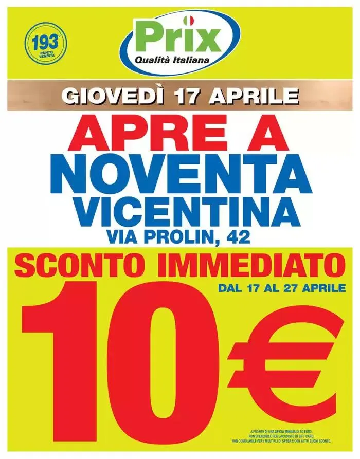 Sconto immediato 10€ - 1