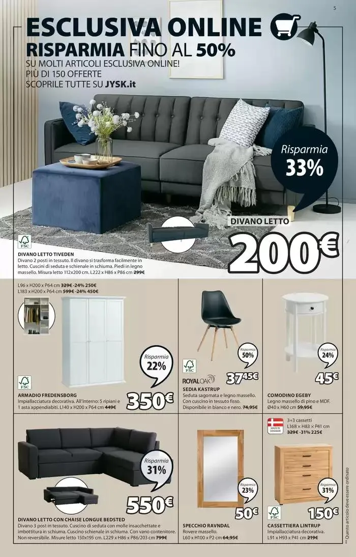 Grande festa. Grandi offerte. da 24 ottobre a 1 dicembre di 2024 - Pagina del volantino 5