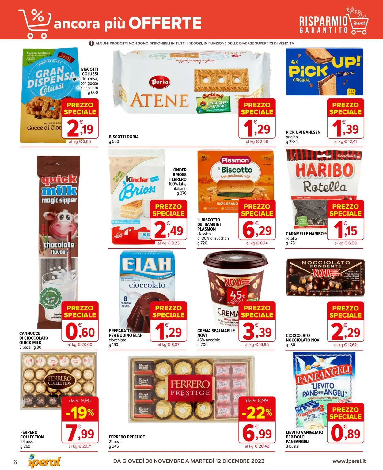 Iperal Volantino attuale da 30 novembre a 14 dicembre di 2023 - Pagina del volantino 6