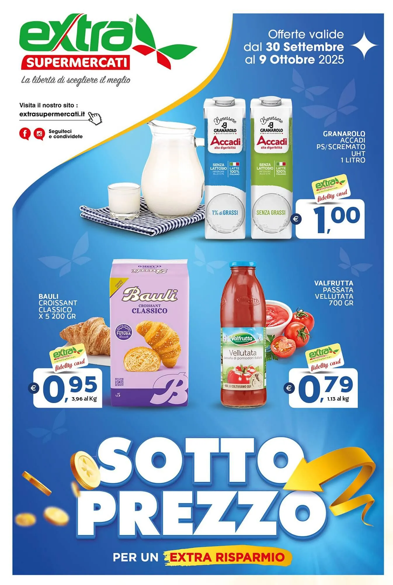 Volantino Extra Supermercati da 30 settembre a 9 ottobre di 2025 - Pagina del volantino 1