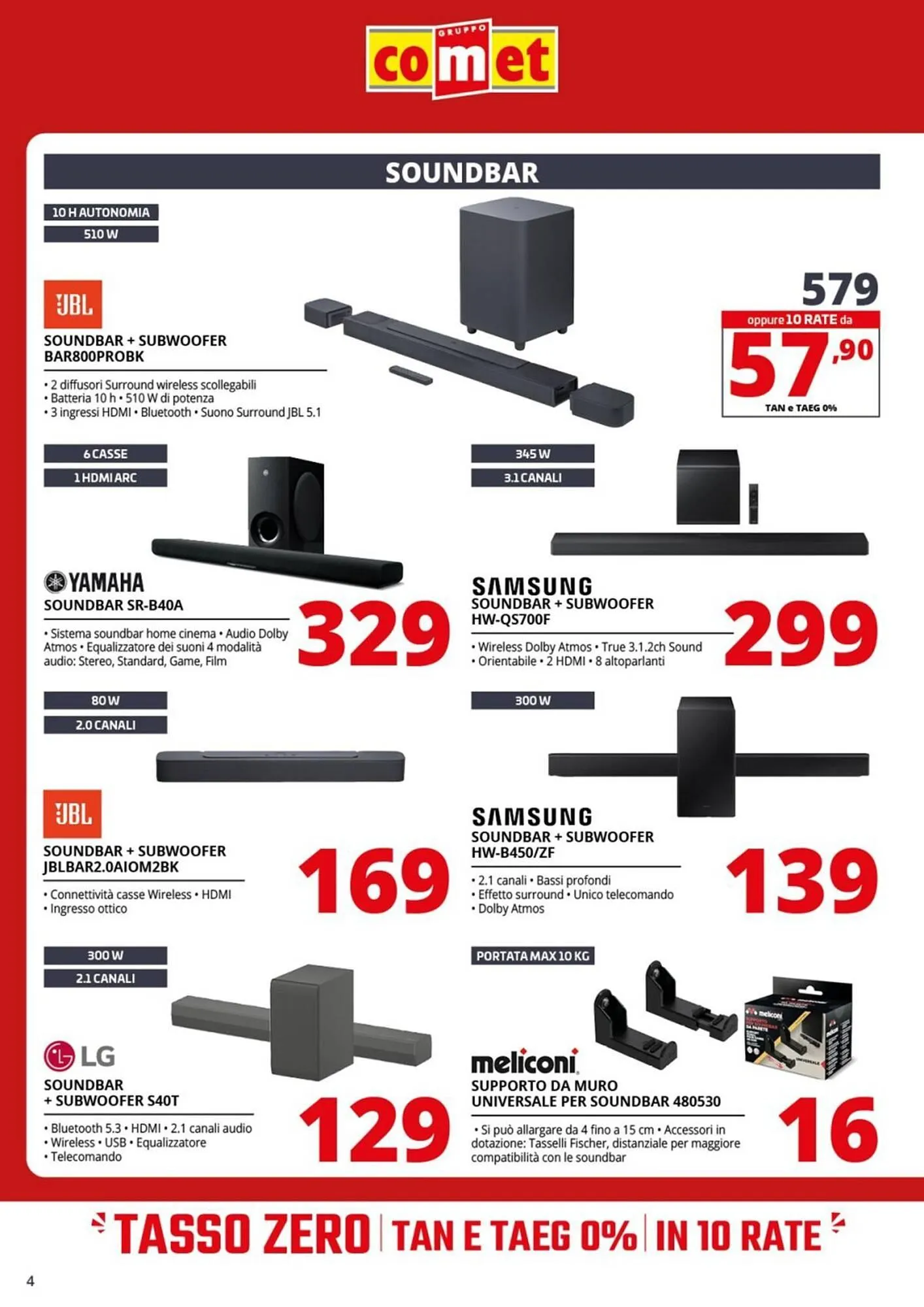 Volantino Comet da 20 febbraio a 1 marzo di 2026 - Pagina del volantino 4