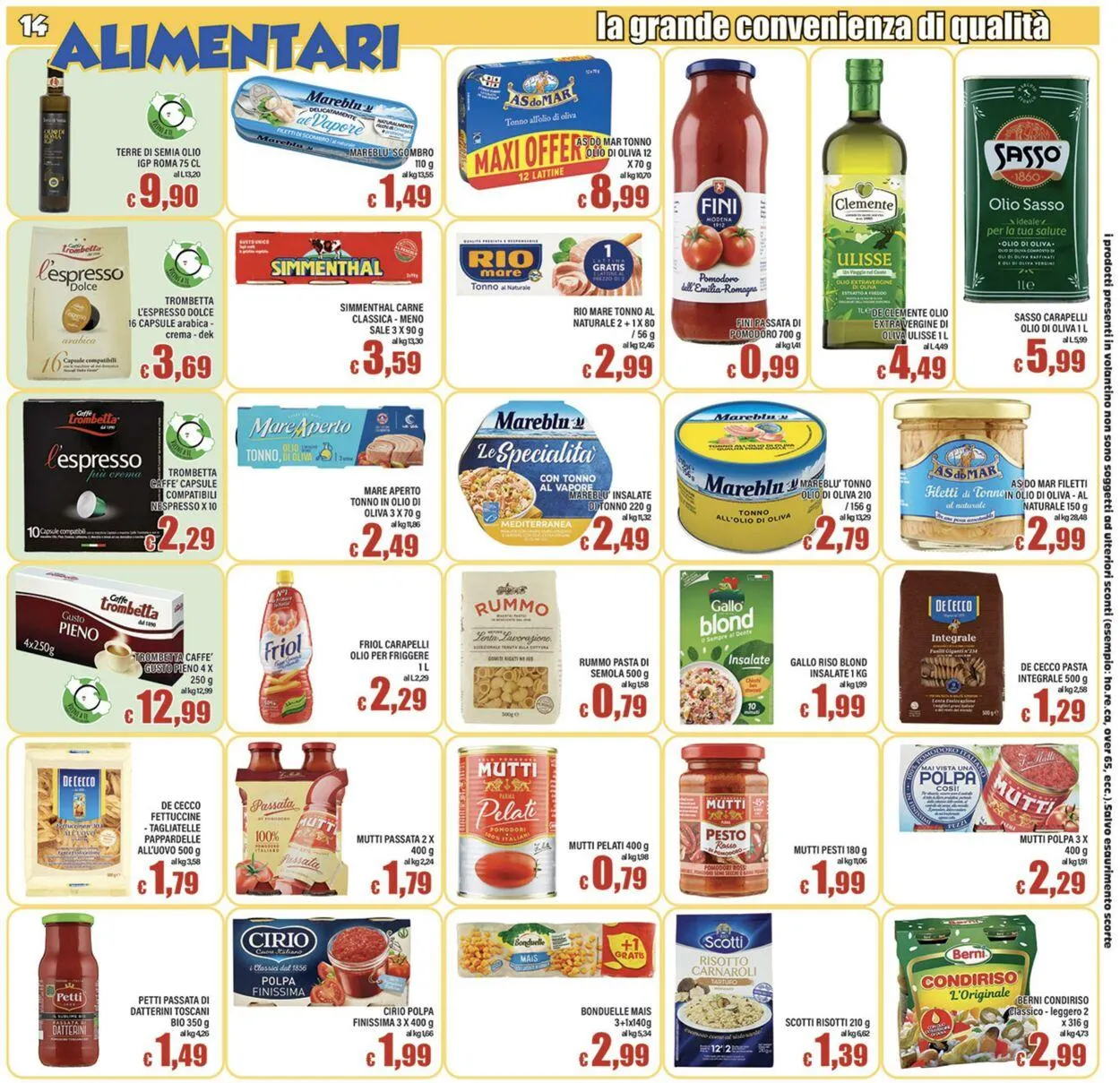 Top Supermercati Volantino attuale da 23 ottobre a 6 novembre di 2025 - Pagina del volantino 14