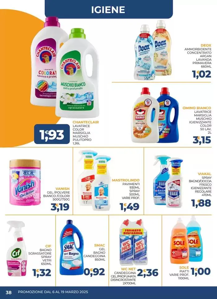 Promozione dal 6 al 19 marzo da 6 marzo a 19 marzo di 2025 - Pagina del volantino 38