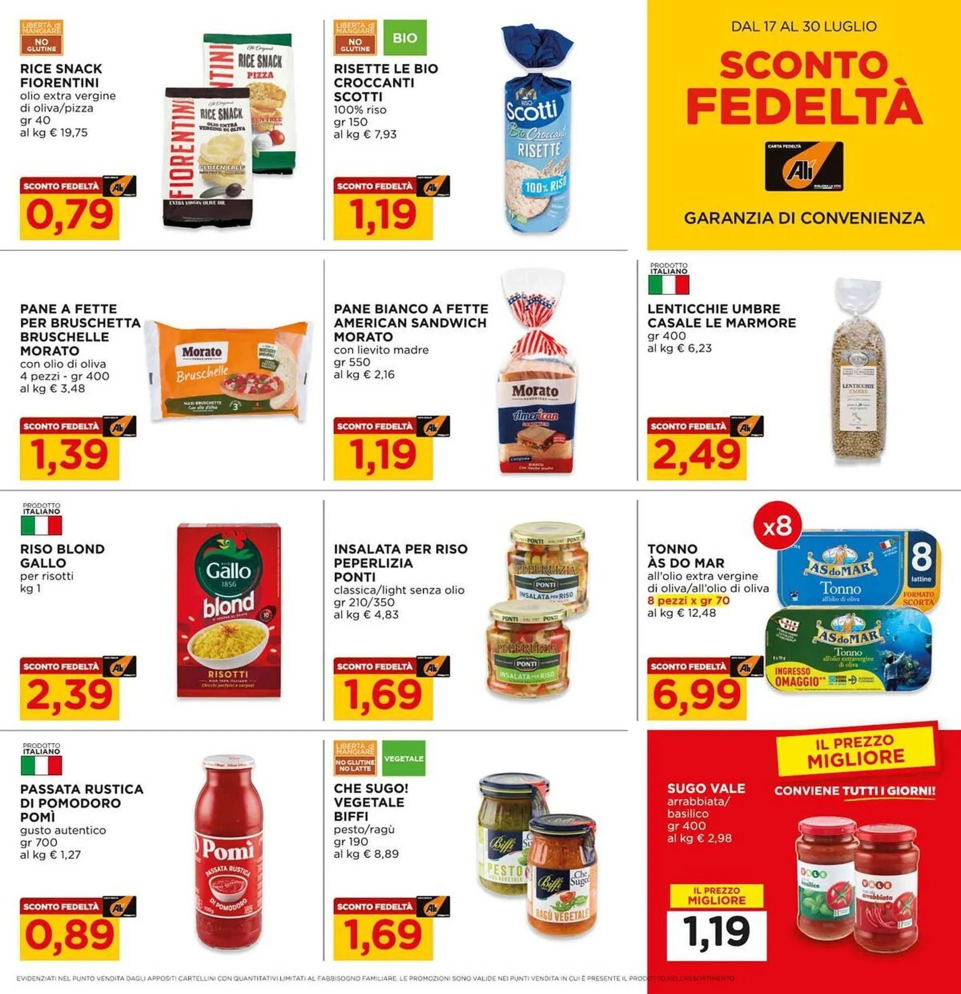 Volantino Alì Supermercati da 17 luglio a 30 luglio di 2025 - Pagina del volantino 13