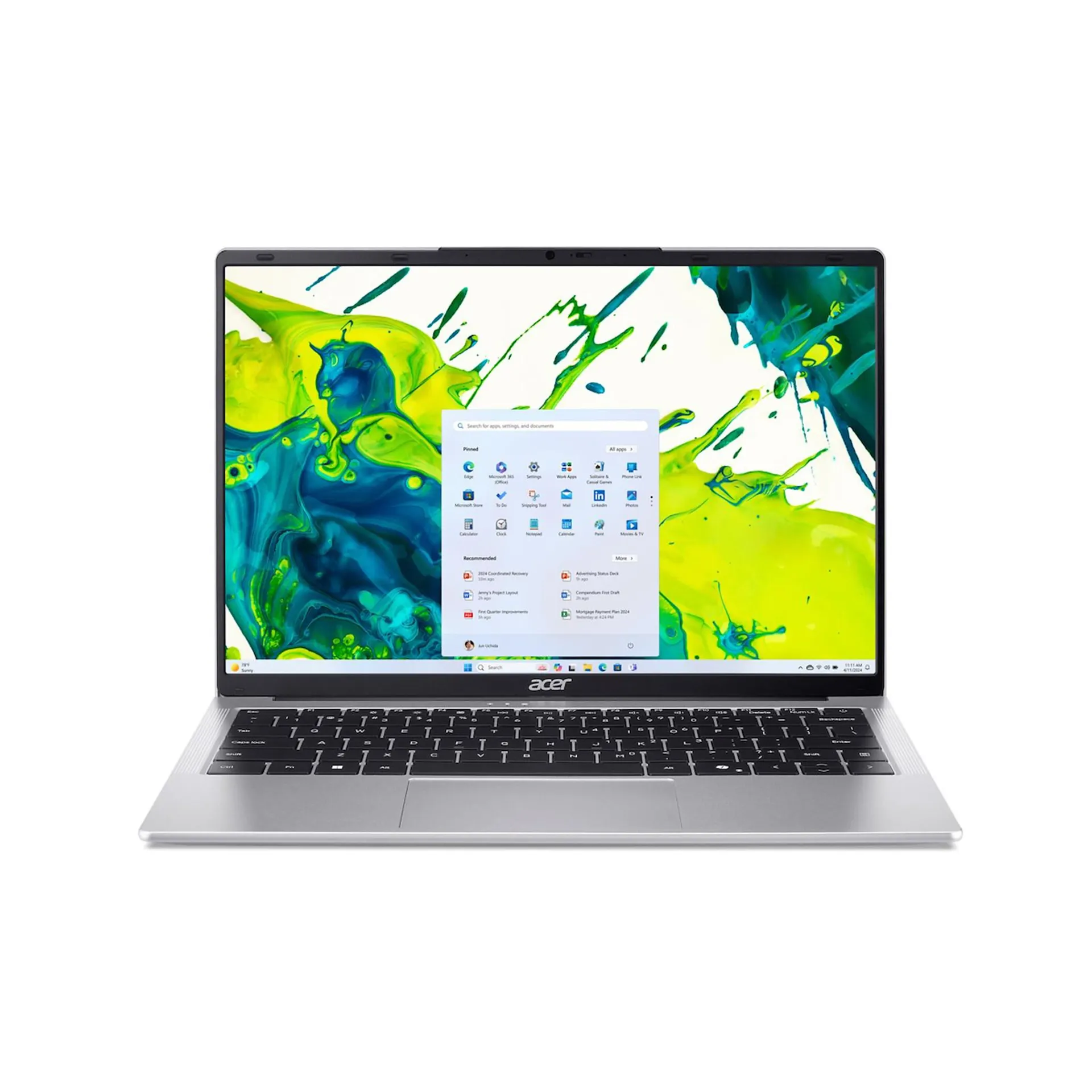 ACER - NOTEBOOK ASPIRE LITE 14 AL14 - 32P - 35ST - 14 POLLICI - SILVER