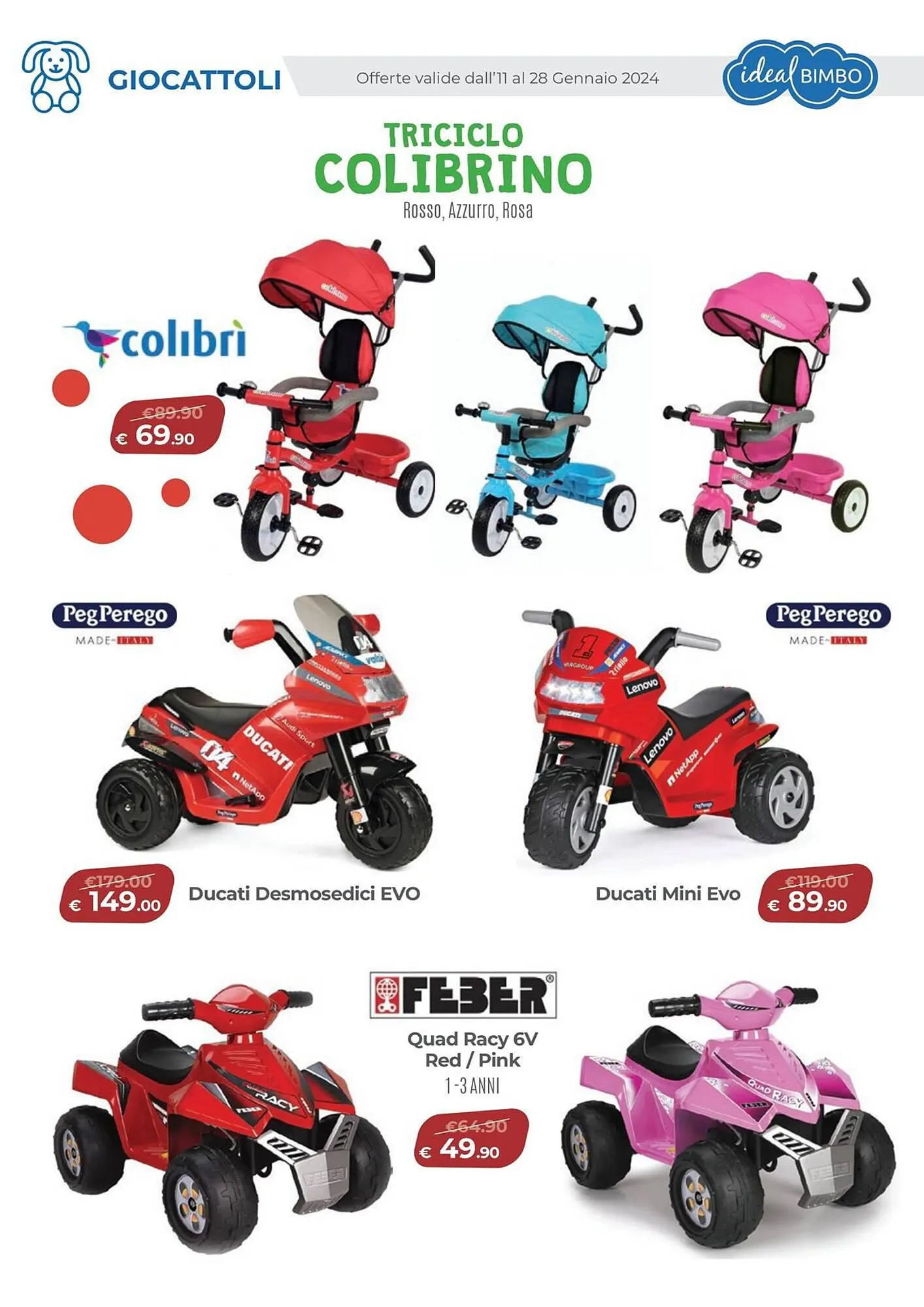 Volantino Ideal Bimbo da 11 gennaio a 28 gennaio di 2024 - Pagina del volantino 8