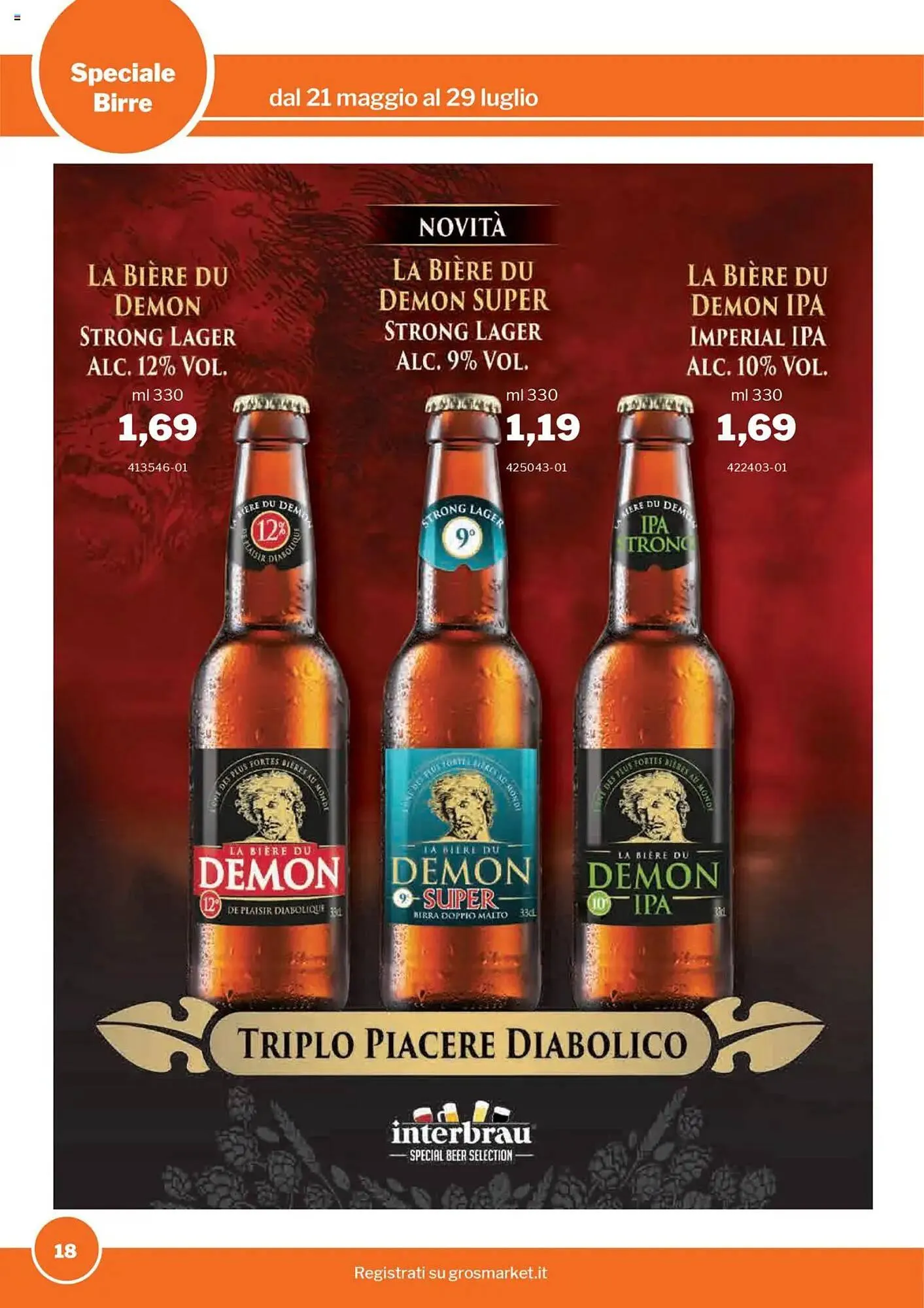 Volantino GrosMarket da 21 maggio a 29 luglio di 2025 - Pagina del volantino 18