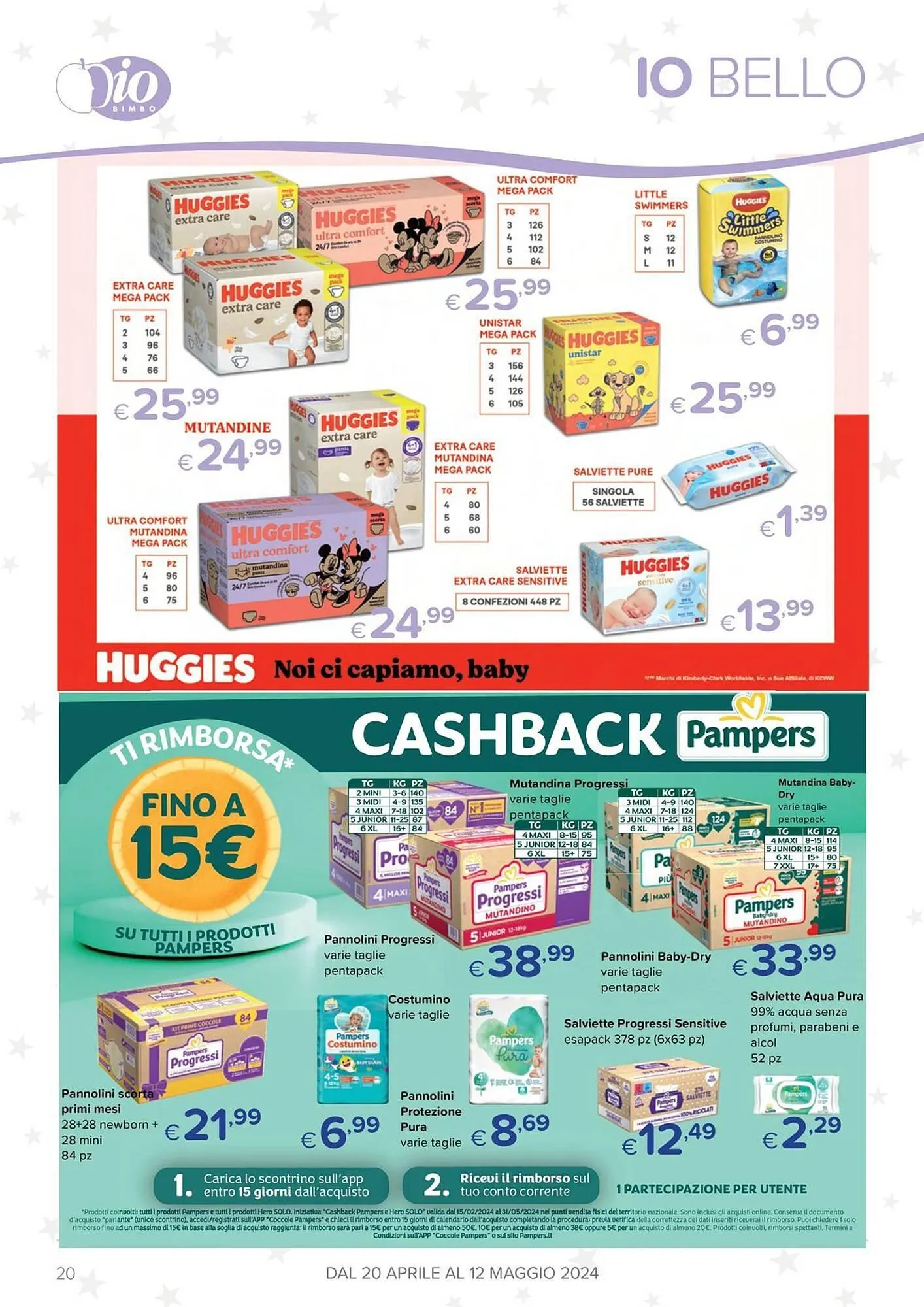 Volantino Io Bimbo da 22 aprile a 12 maggio di 2024 - Pagina del volantino 20