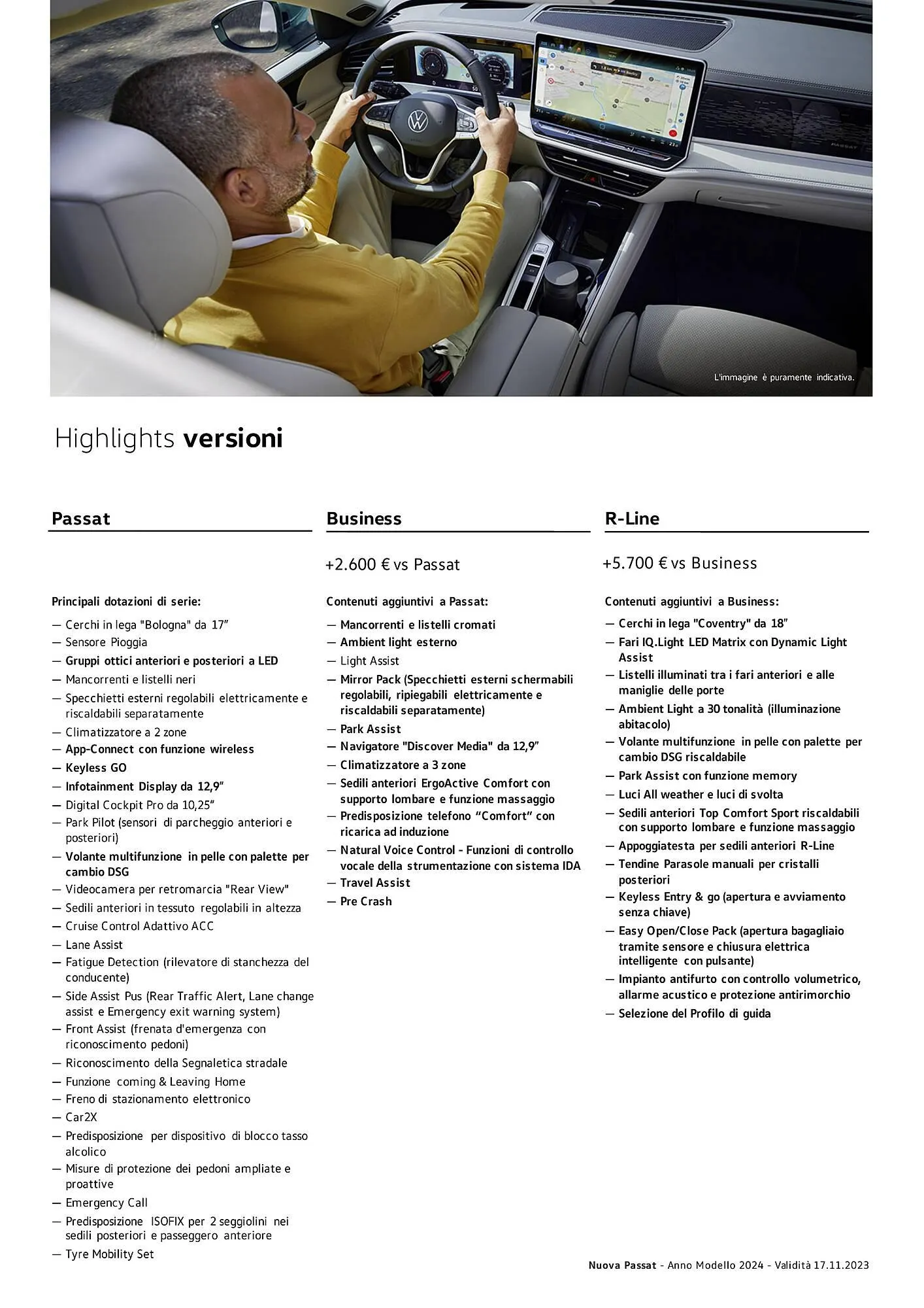 Volantino Volkswagen Nuova Passat e Nuova Passat eTSI da 3 gennaio a 4 gennaio di 2025 - Pagina del volantino 3