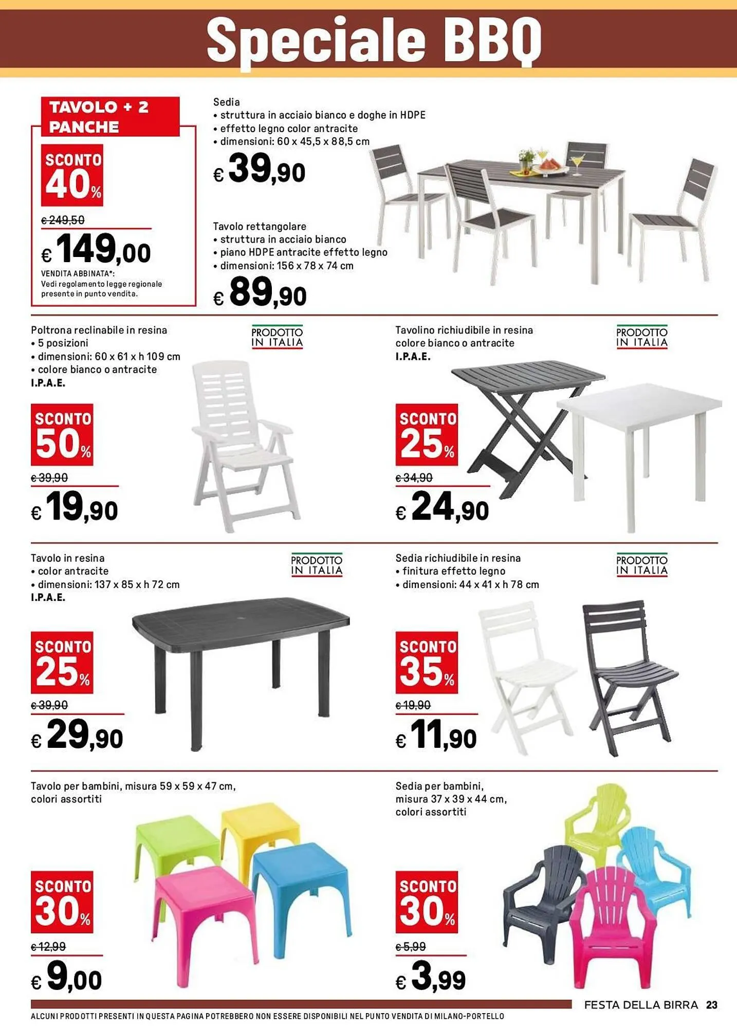 Volantino Iper La Grande da 28 luglio a 17 agosto di 2025 - Pagina del volantino 23