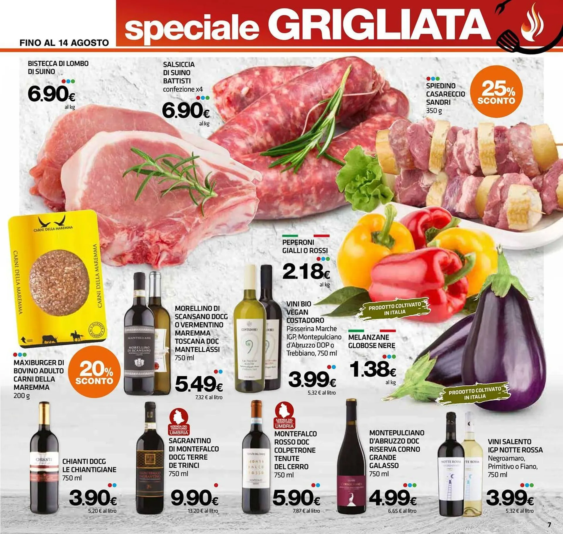 Volantino Superconti da 31 luglio a 14 agosto di 2025 - Pagina del volantino 7