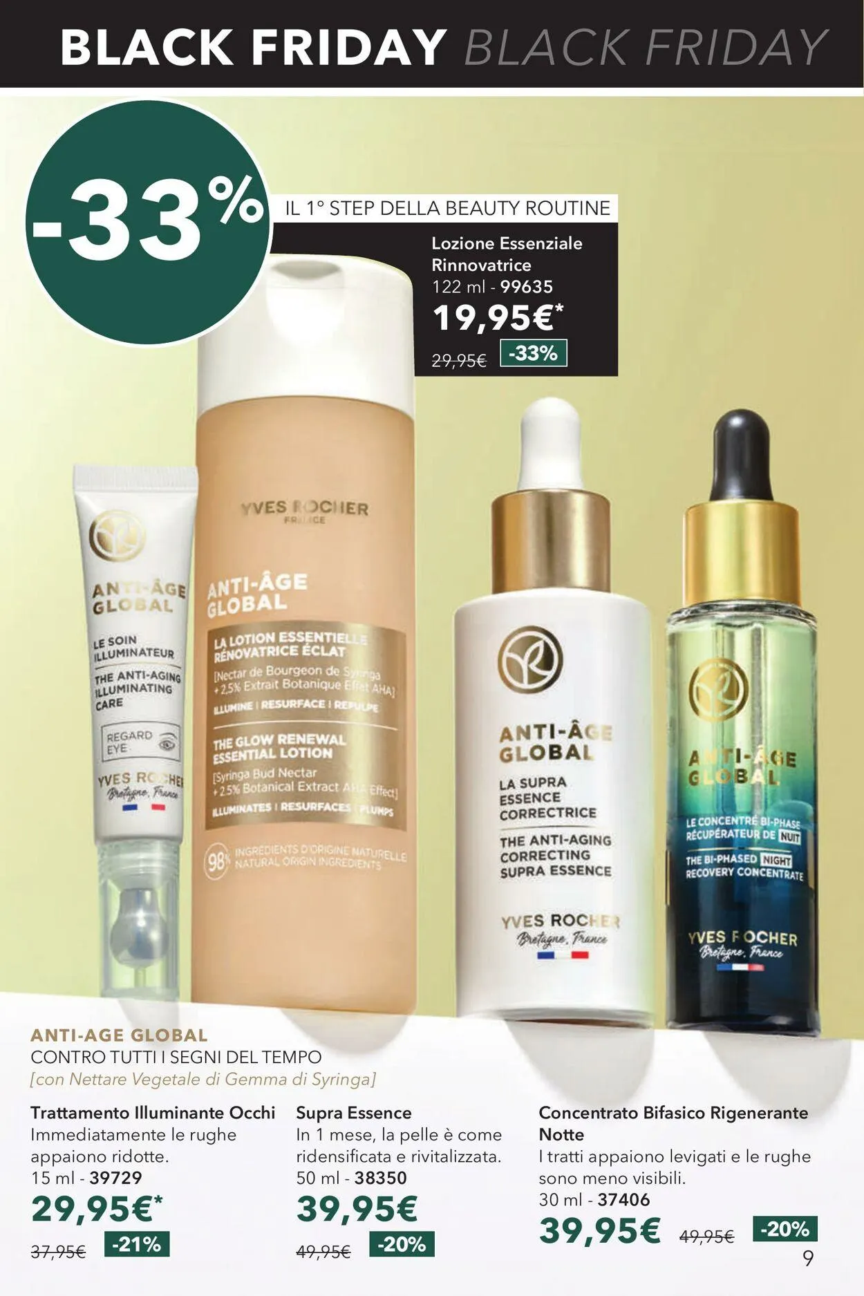 Yves Rocher Volantino attuale da 11 dicembre a 25 dicembre di 2025 - Pagina del volantino 9